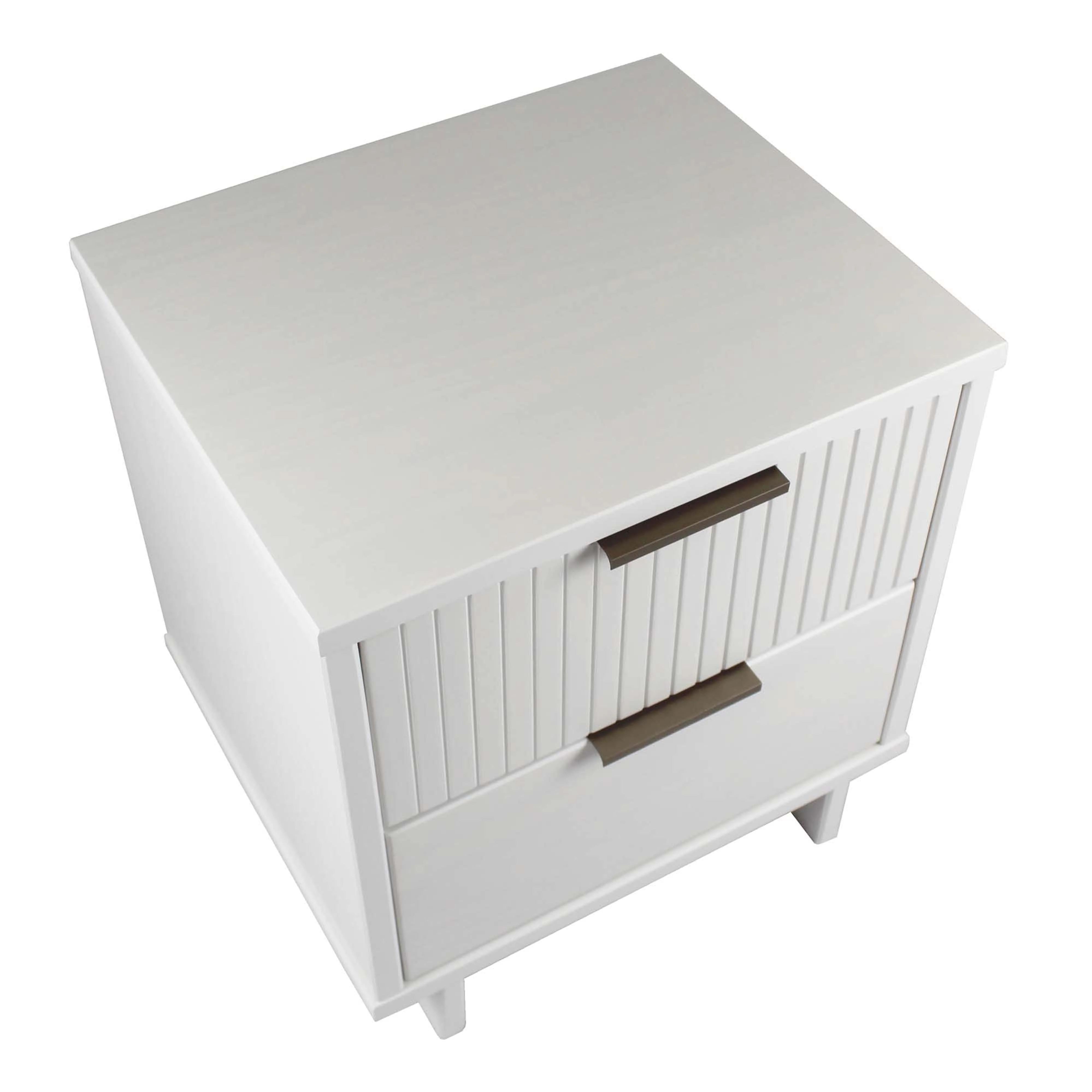 Granville 2-Piece Standard Dresser and Nightstand Set in White - Image 17
