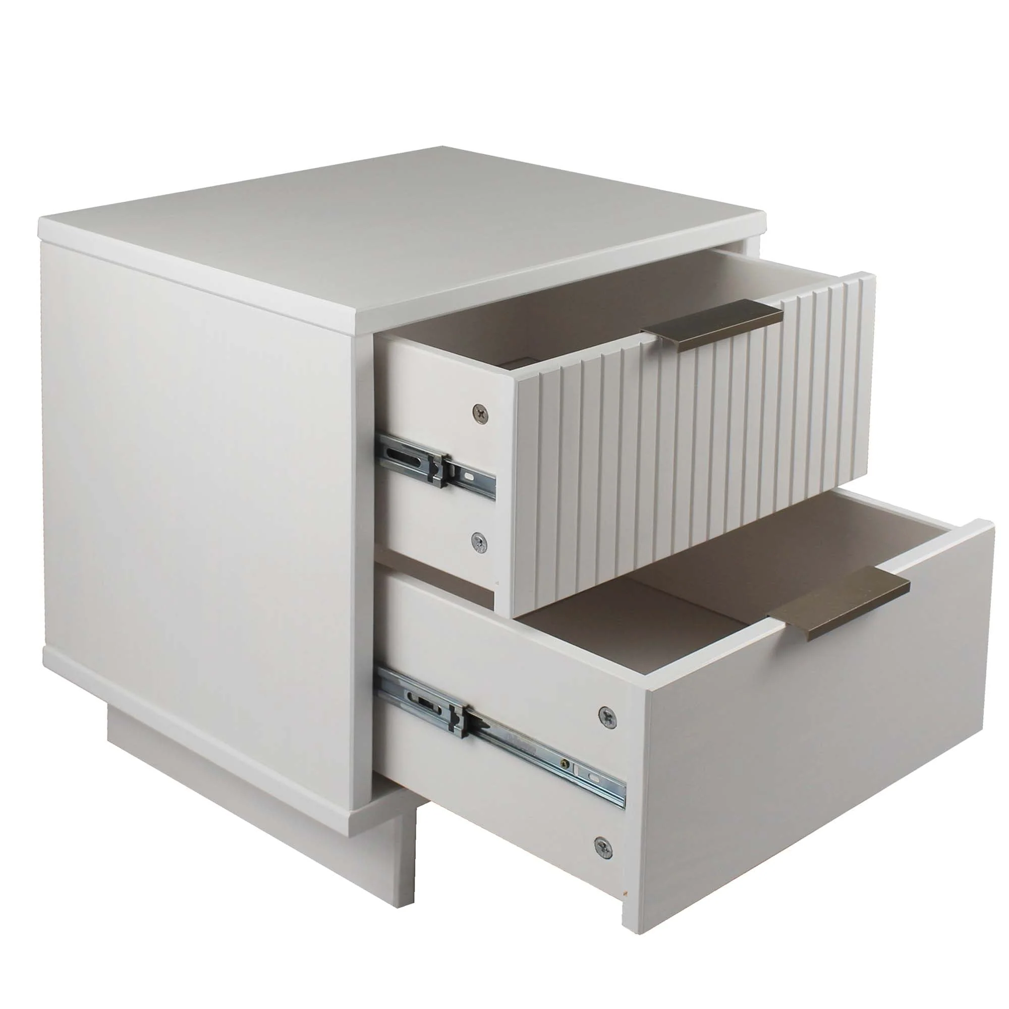 Granville 2-Piece Standard Dresser and Nightstand Set in White - Image 18