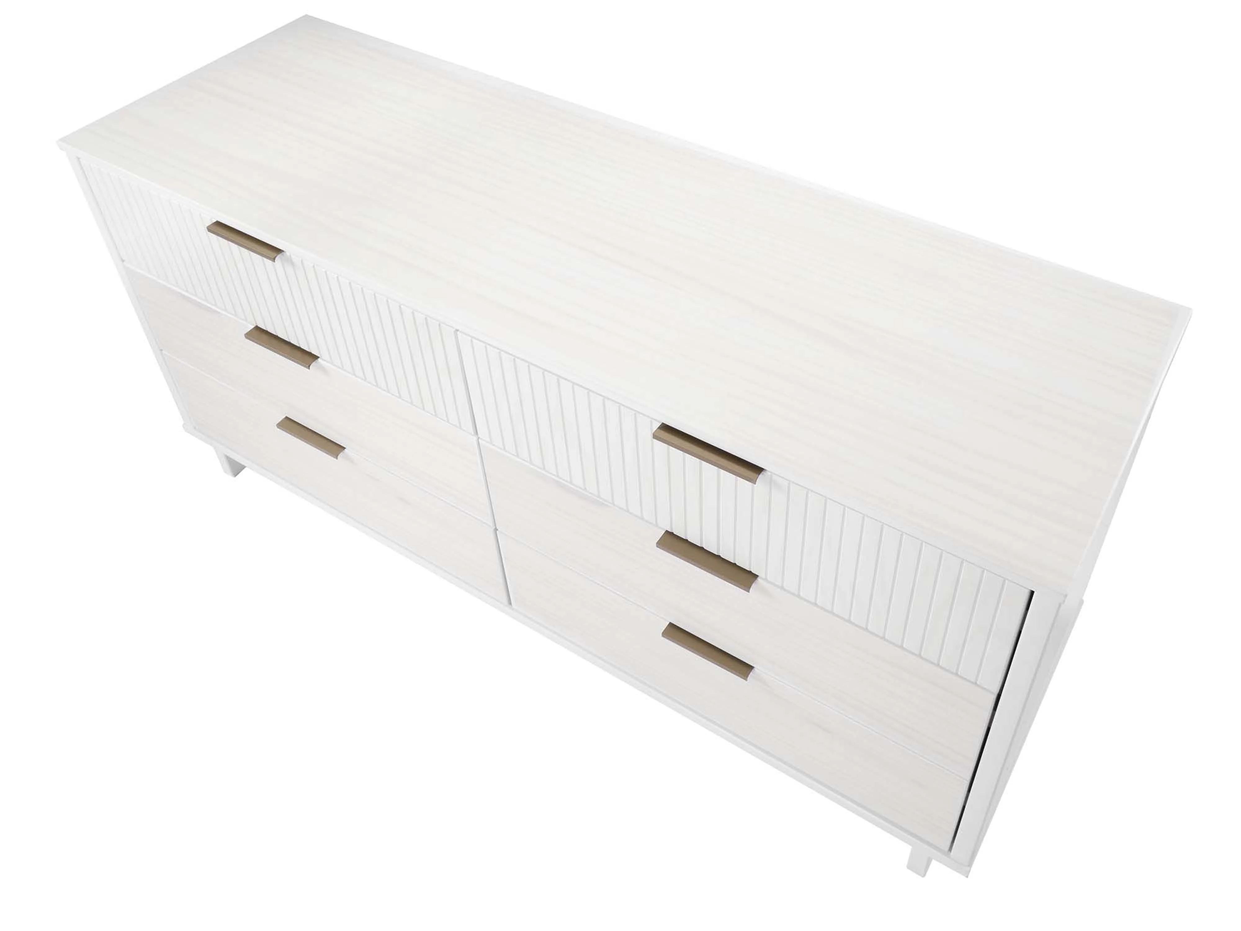 Granville 2-Piece Tall Chest and Double Dresser Set in White - Image 17