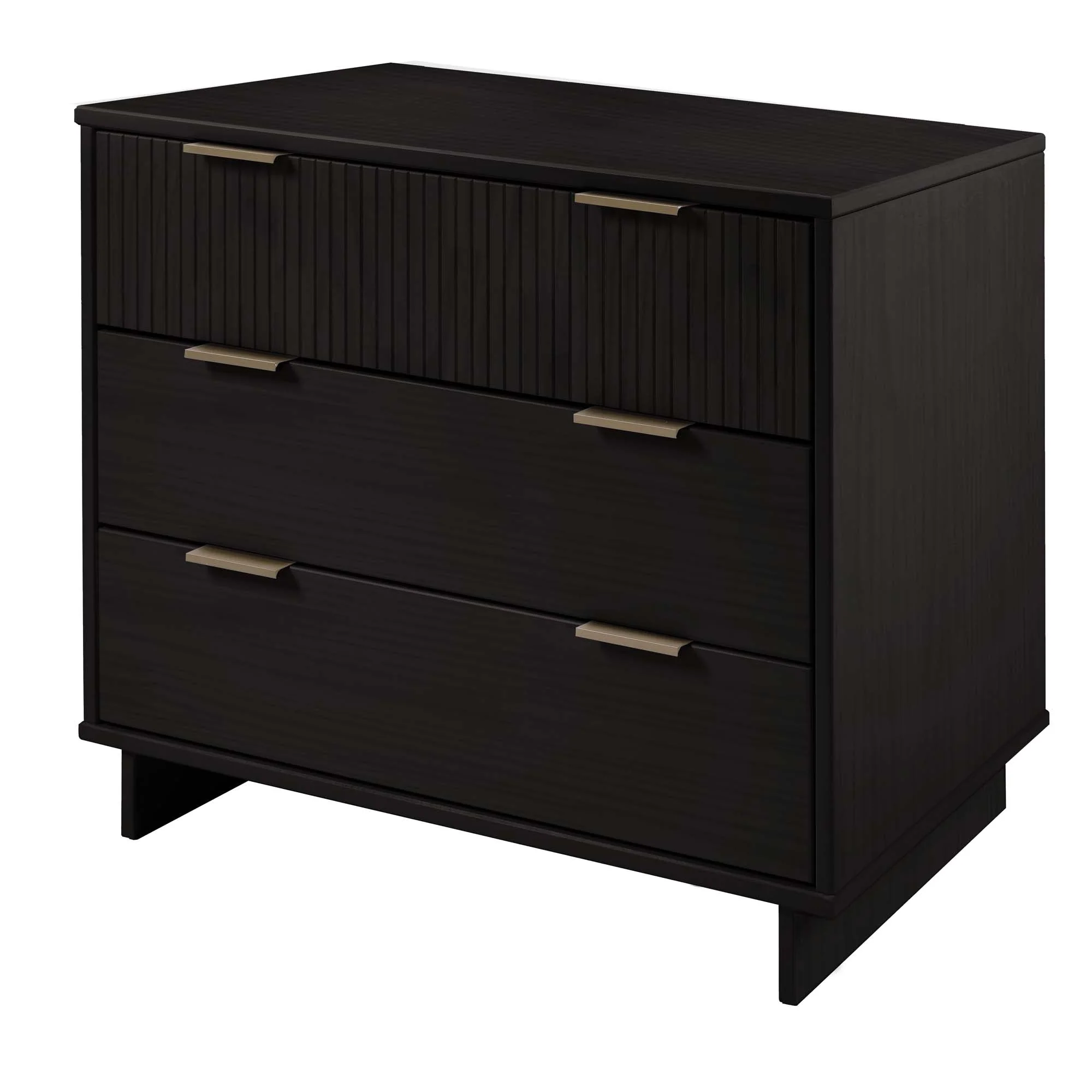 Granville 2-Piece Tall Narrow and Standard Dresser Set in Black - Image 15