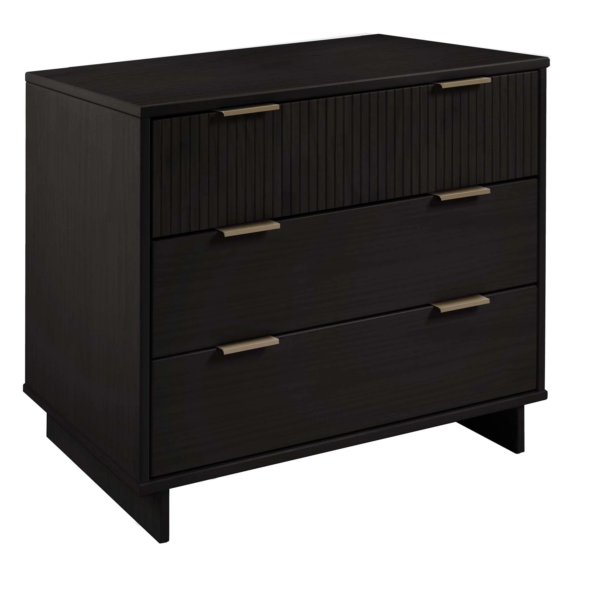 Granville 2-Piece Tall Narrow and Standard Dresser Set in Black - Image 16