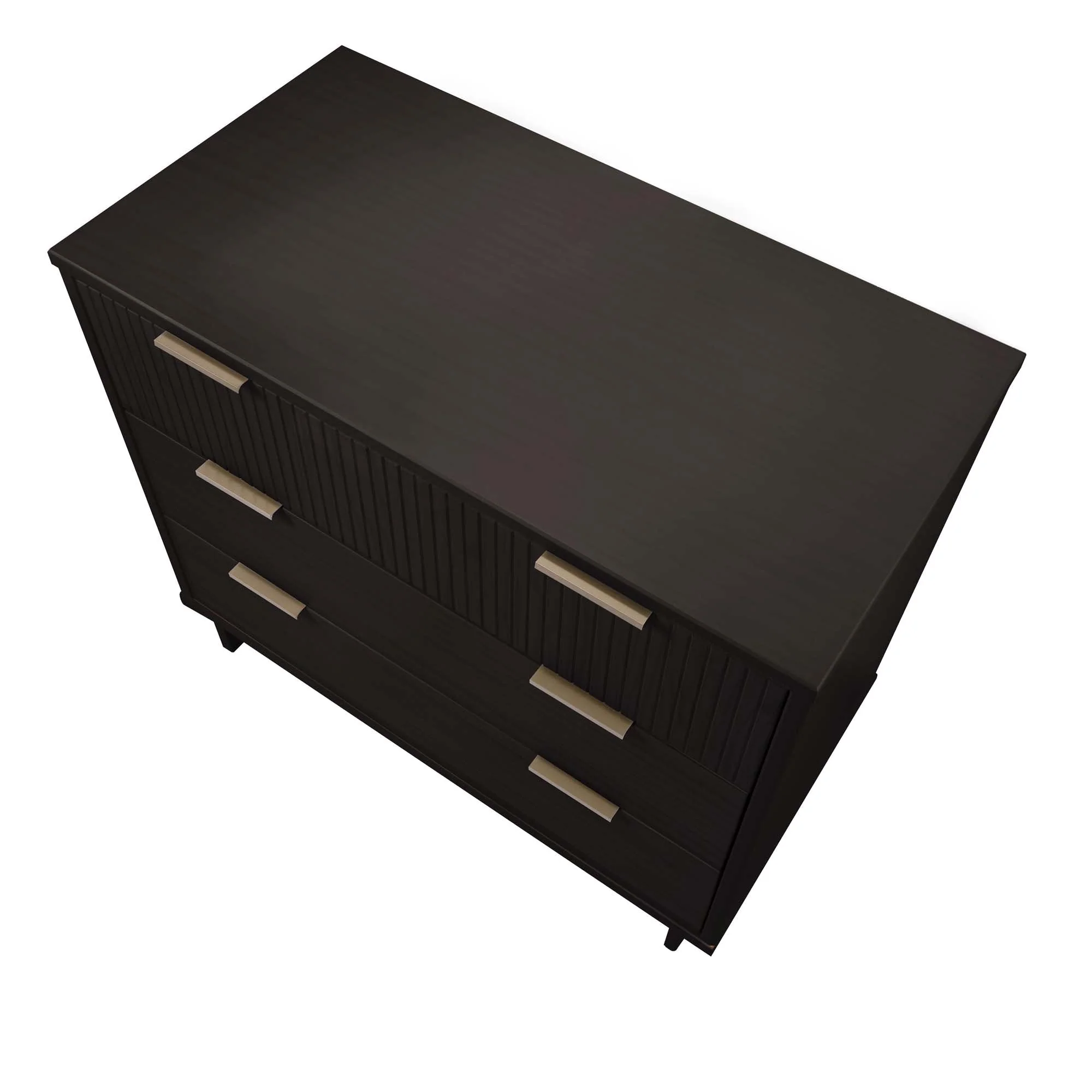 Granville 2-Piece Tall Narrow and Standard Dresser Set in Black - Image 18