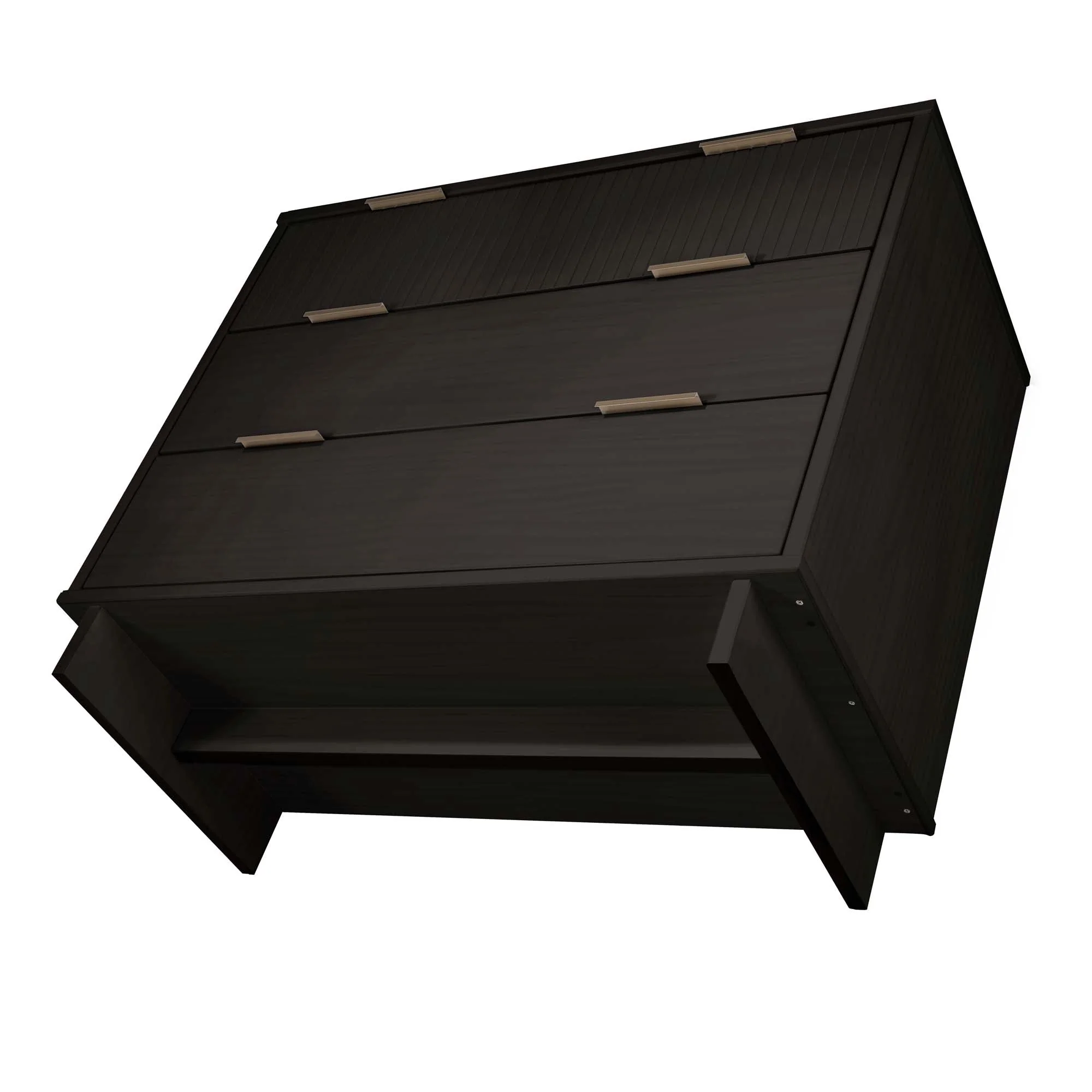 Granville 2-Piece Tall Narrow and Standard Dresser Set in Black - Image 19