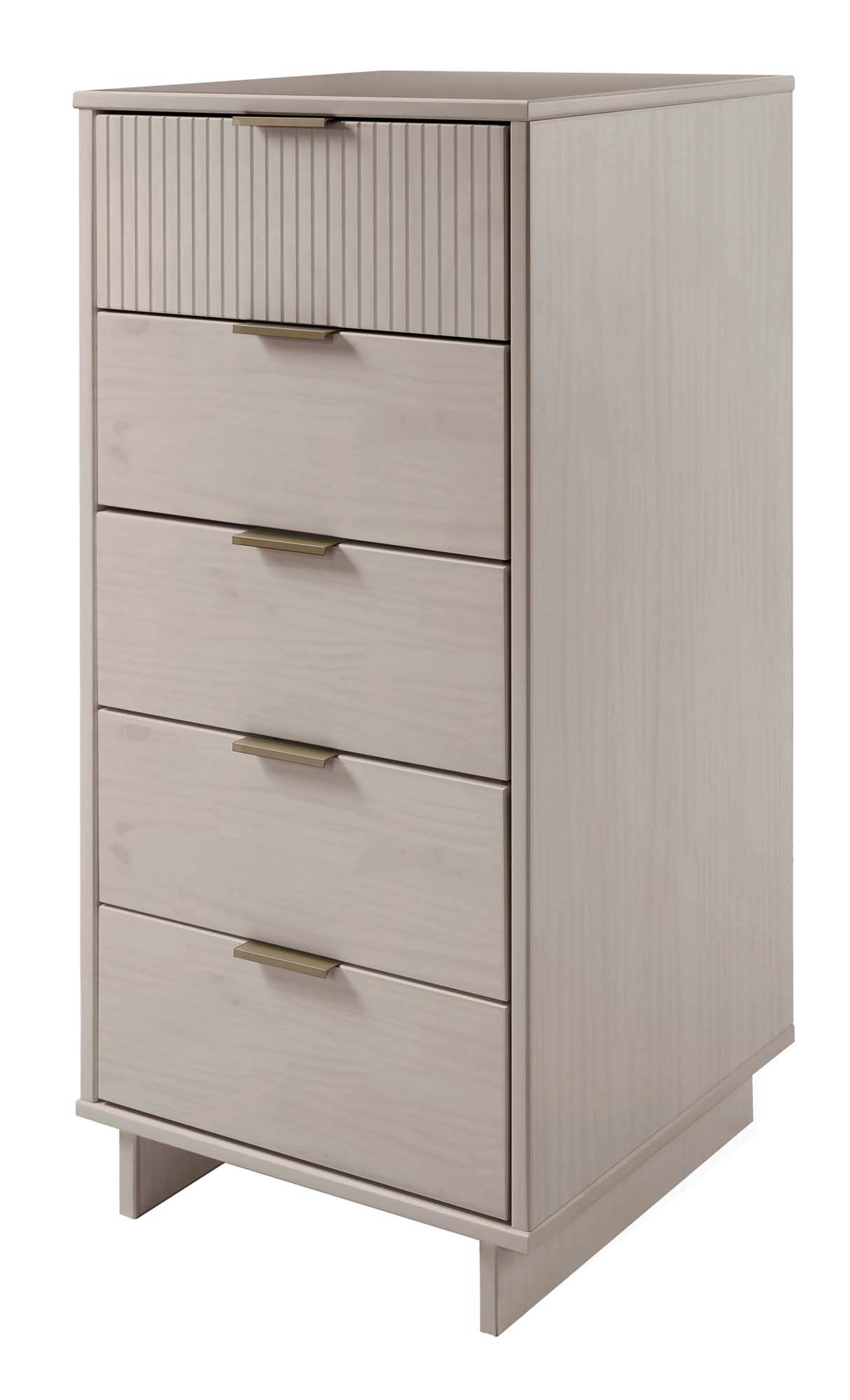Granville 2-Piece Tall Narrow and Standard Dresser Set in Light Grey - Image 8