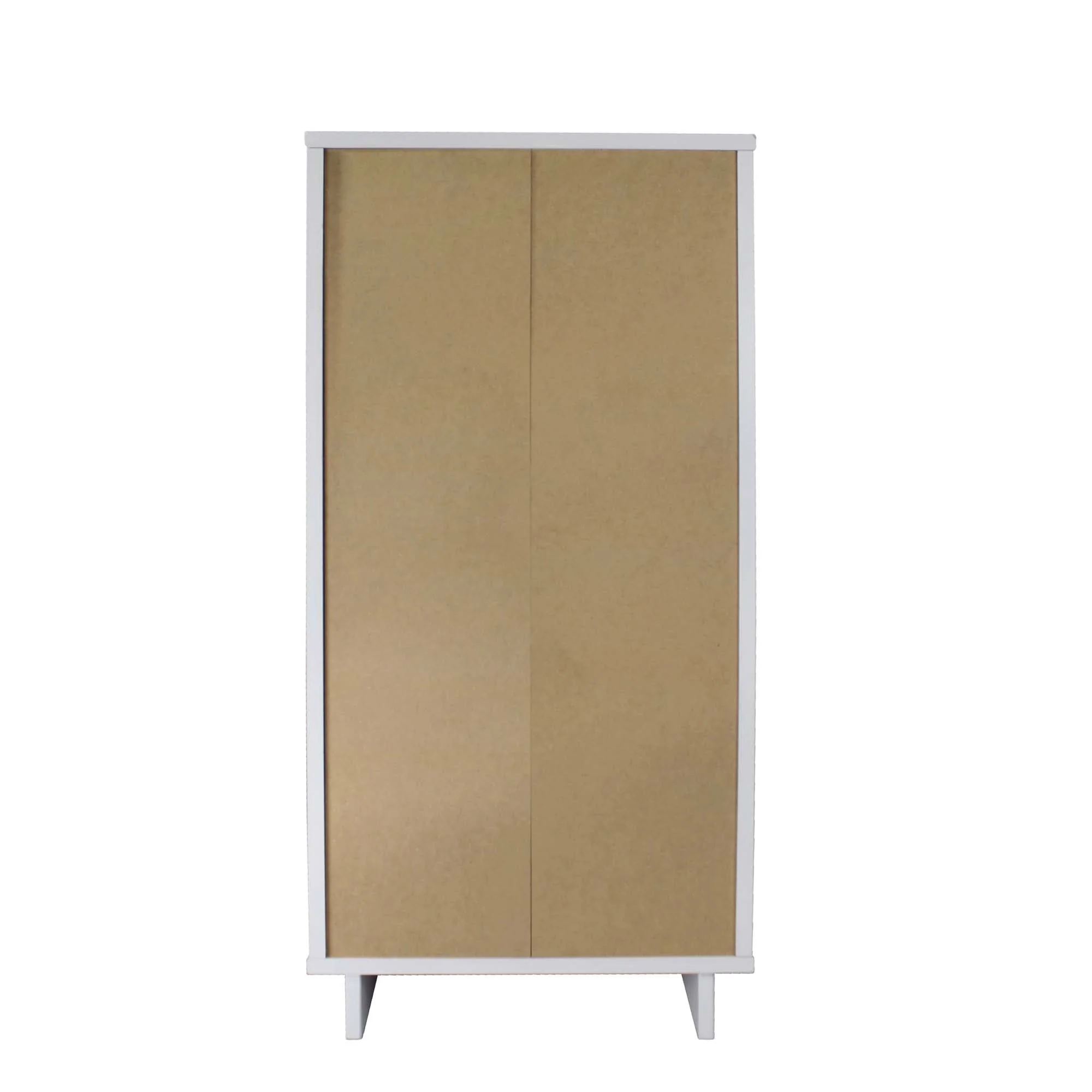 Granville 3-Piece Tall Narrow Chest, Double Dresser and Nightstand Set in White - Image 12