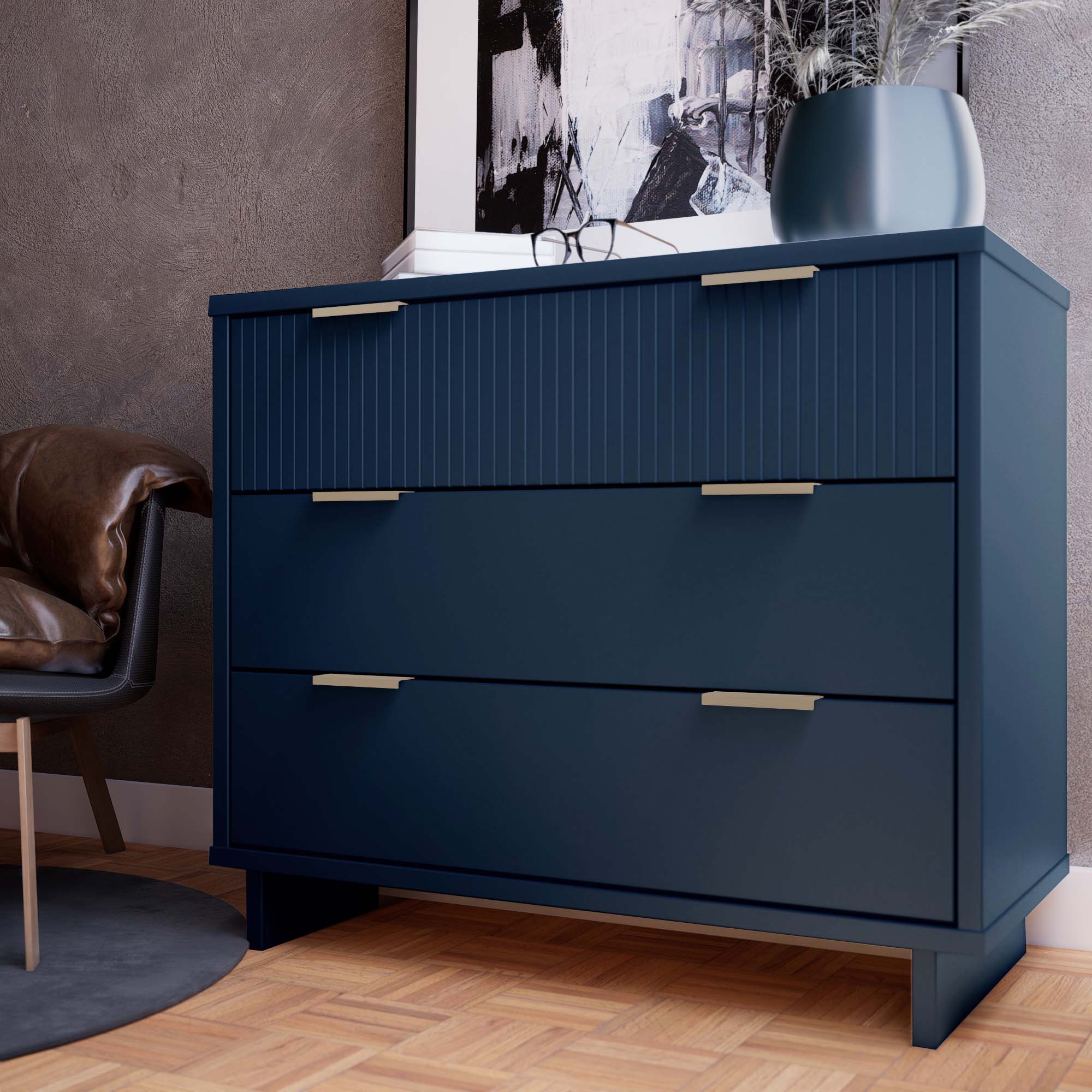Granville 38.18 Standard Dresser in Midnight Blue - Image 2