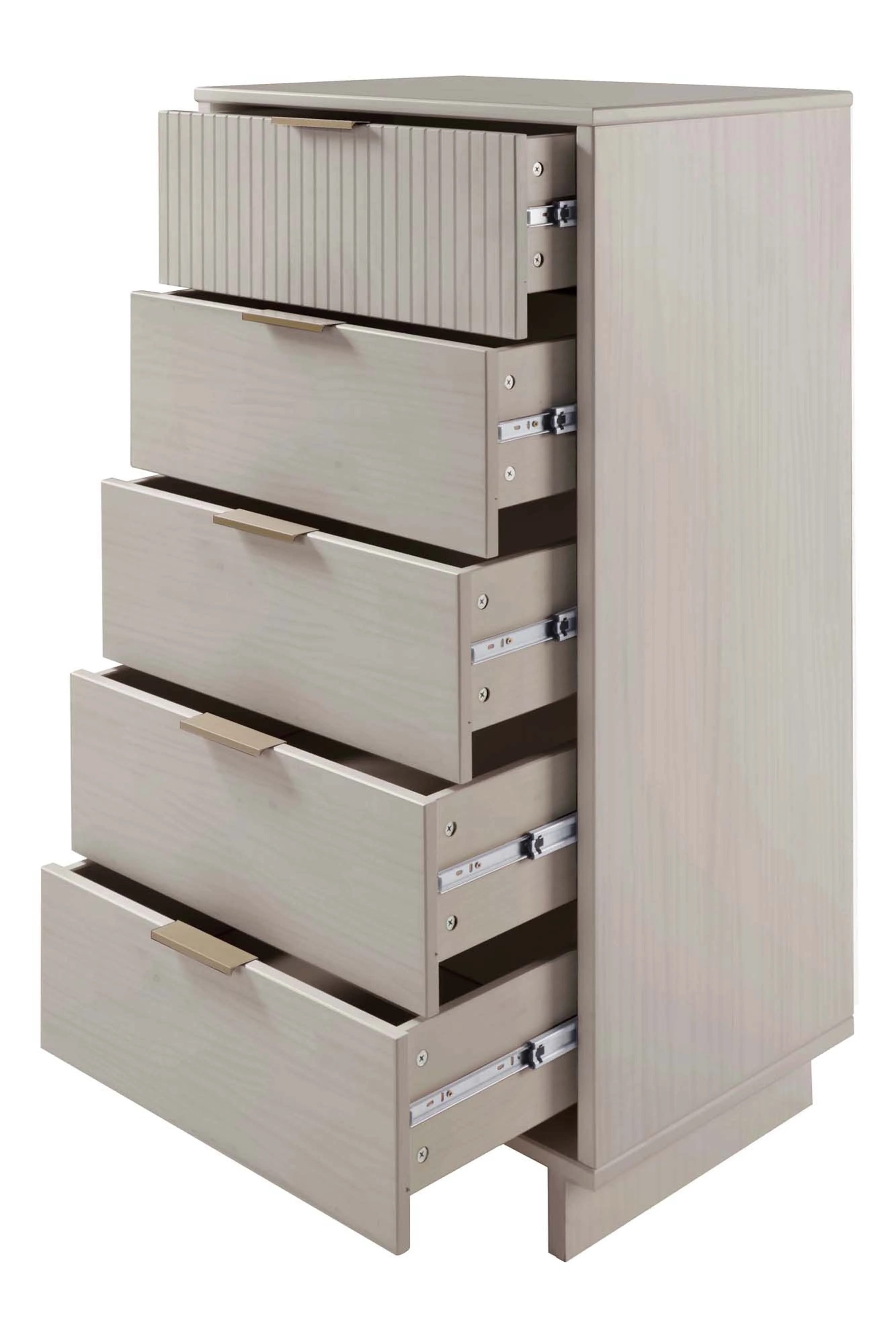 Granville Tall 23.62 Narrow Dresser in Light Grey - Image 6