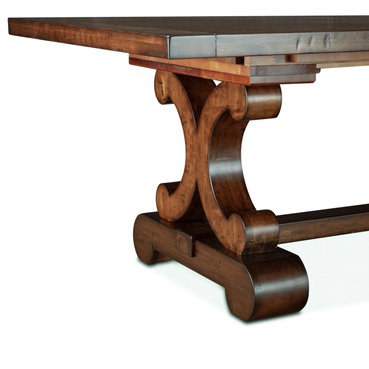 Grassroots Maxwell 88"-110" Extension Table in Chestnut - Image 19