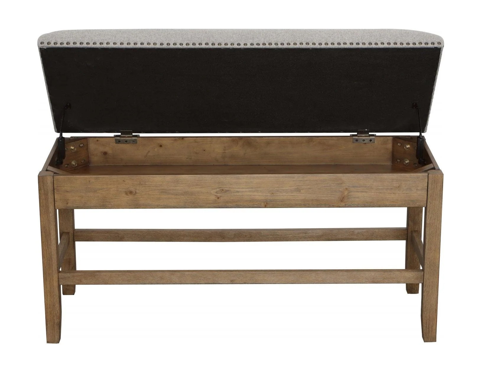 Grayson 24″ Counter Storage Bench w/Nailhead Trim - Image 6