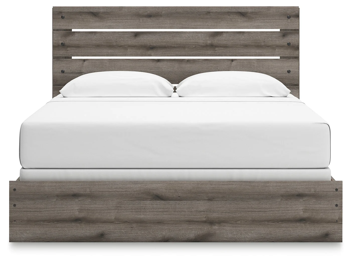 Graystorm Brown Gray King Panel Bed - Image 6
