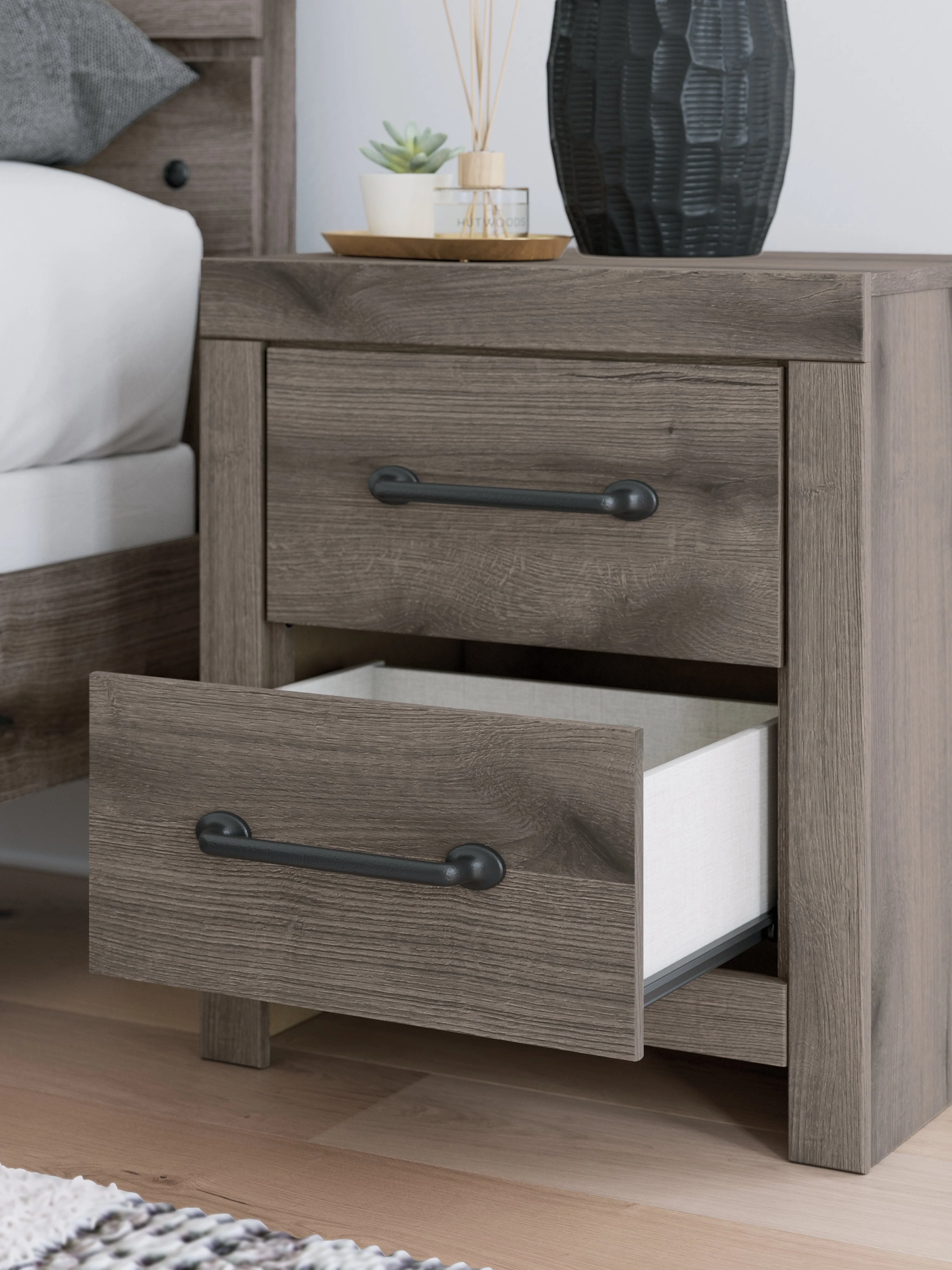 Graystorm Brown Gray Nightstand - Image 10
