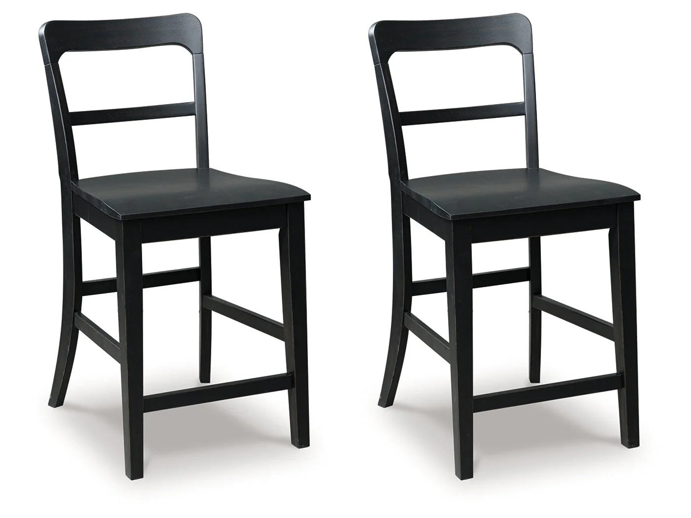 Greddinton Black Barstool (Set of 2)