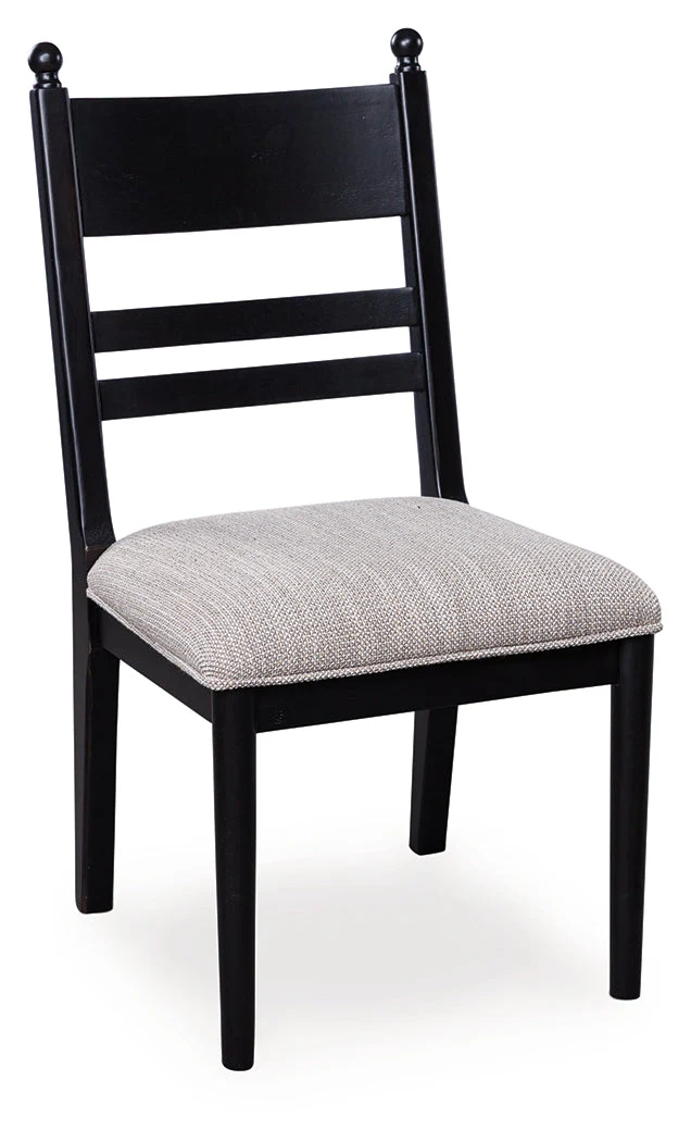 Greddinton Black Dining UPH Side Chair (Set of 2) - Image 2