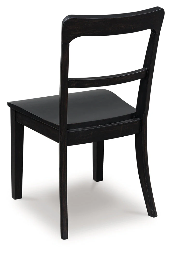 Greddinton Black Dining Upholstered Side Chair (Set of 2) - Image 5