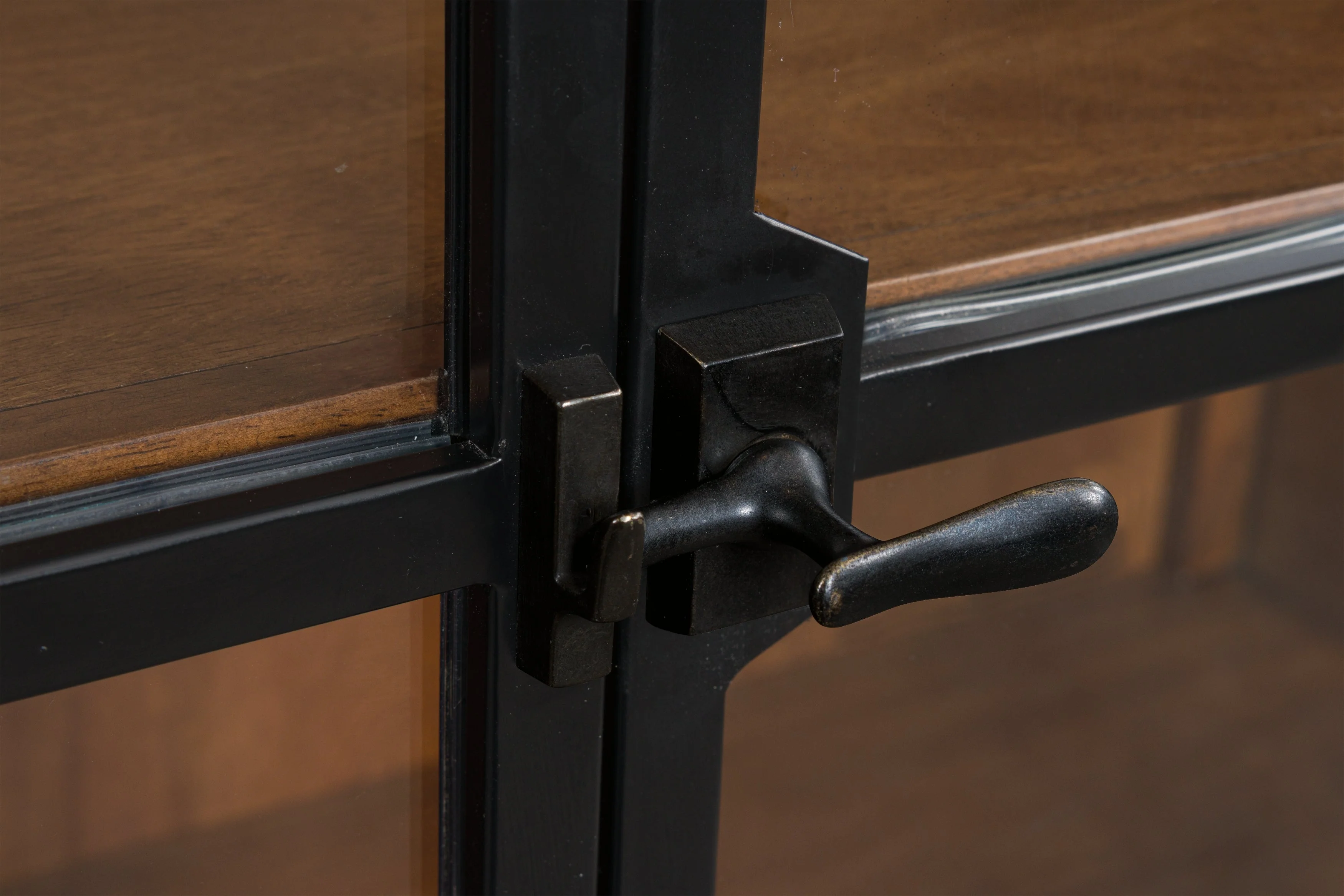Greddinton Brown/Black Display Cabinet - Image 6