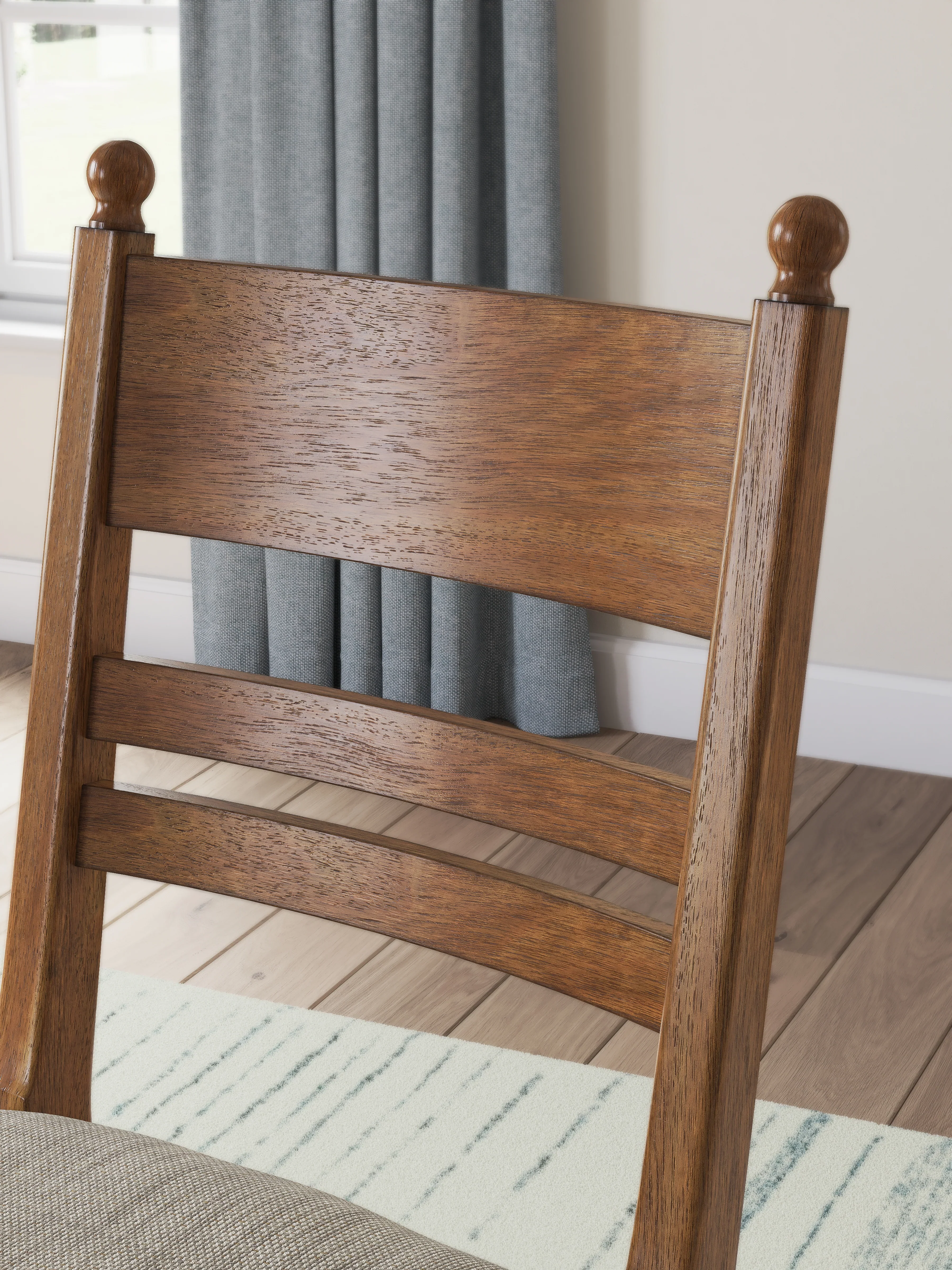 Greddinton Brown Rectangular Dining Table and 6 Chairs - Image 3