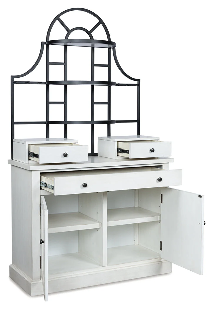 Greddinton White Baker's Rack - Image 2