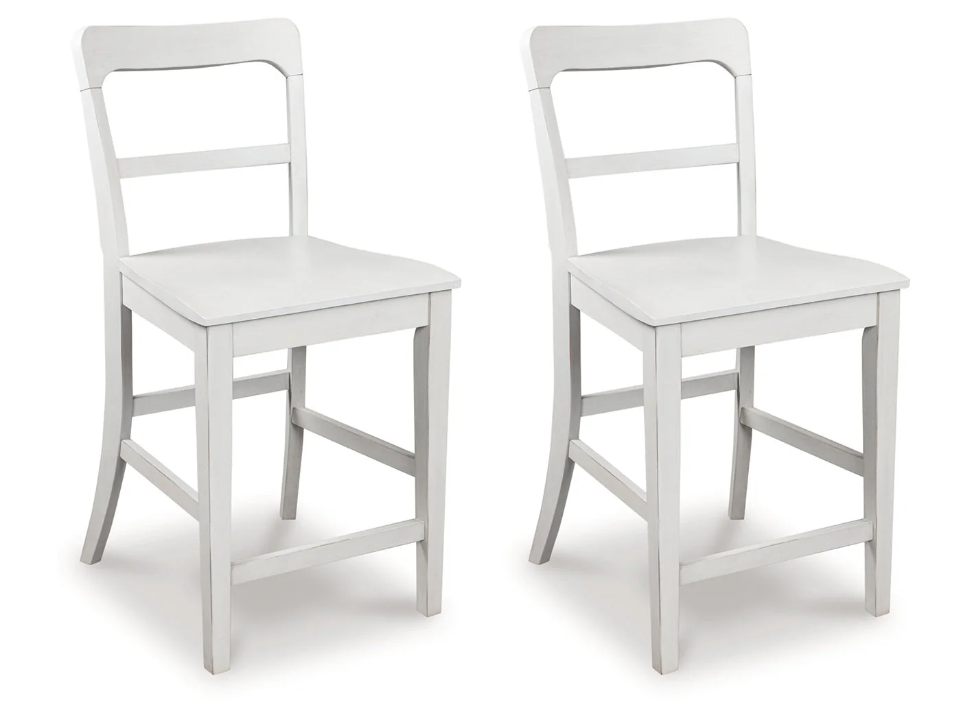 Greddinton White Barstool (Set of 2)