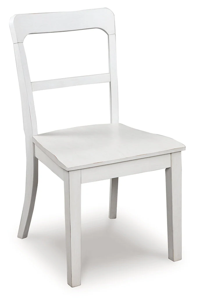 Greddinton White Dining Upholstered Side Chair (Set of 2) - Image 2