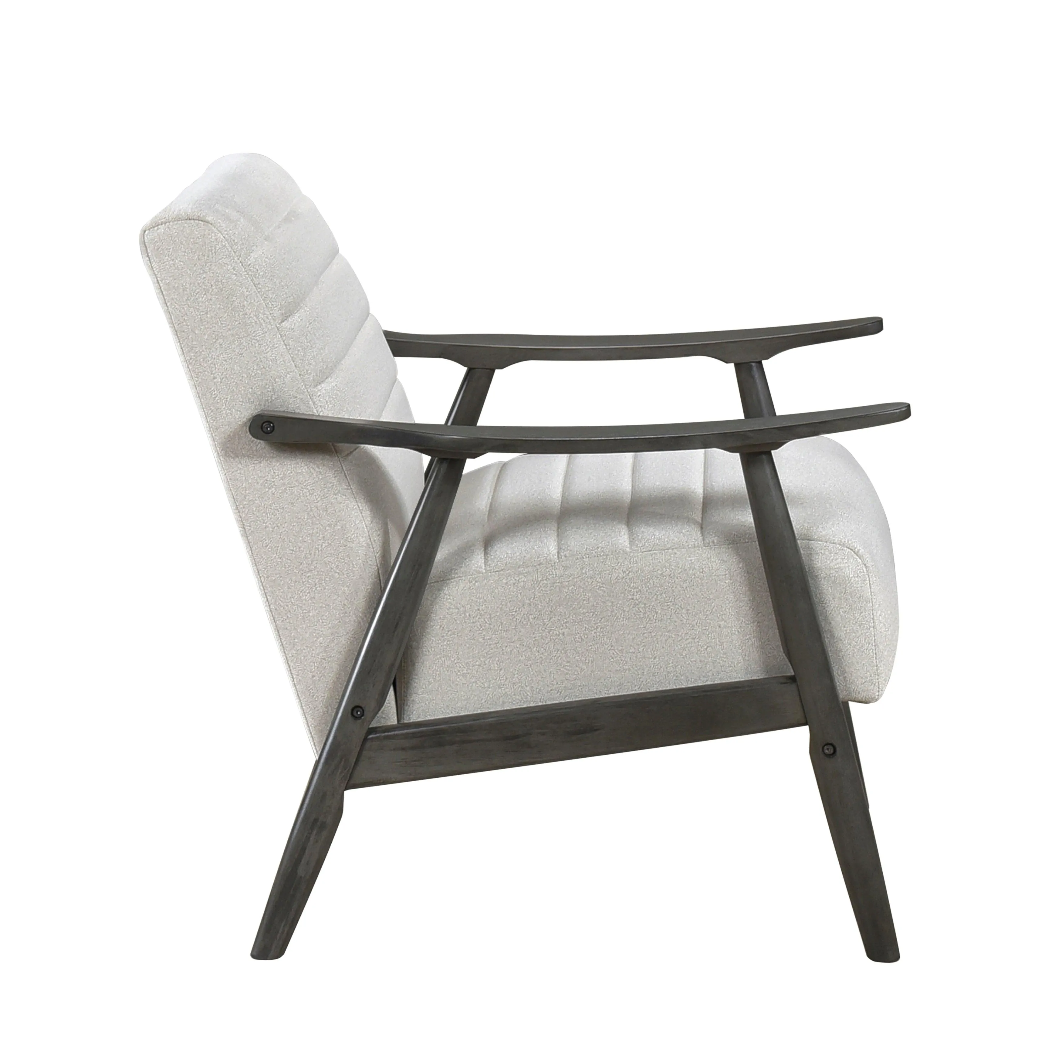 Greeley Pearl Velvet Accent Chair - Image 3