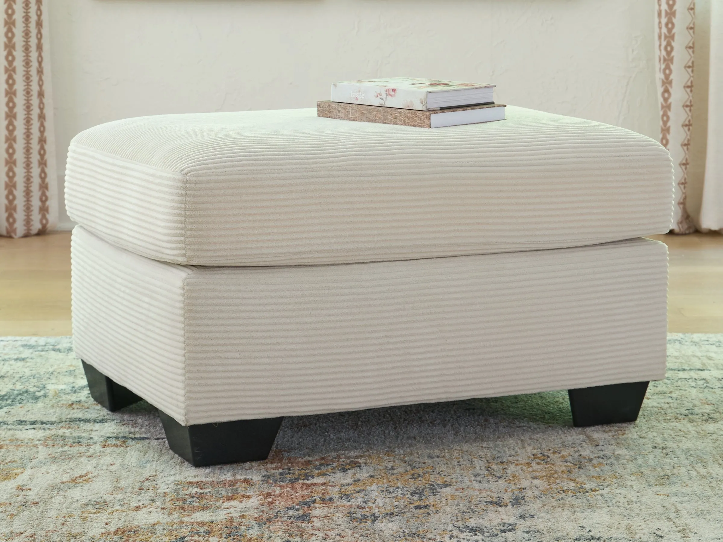 Greenbriar Ivory Ottoman