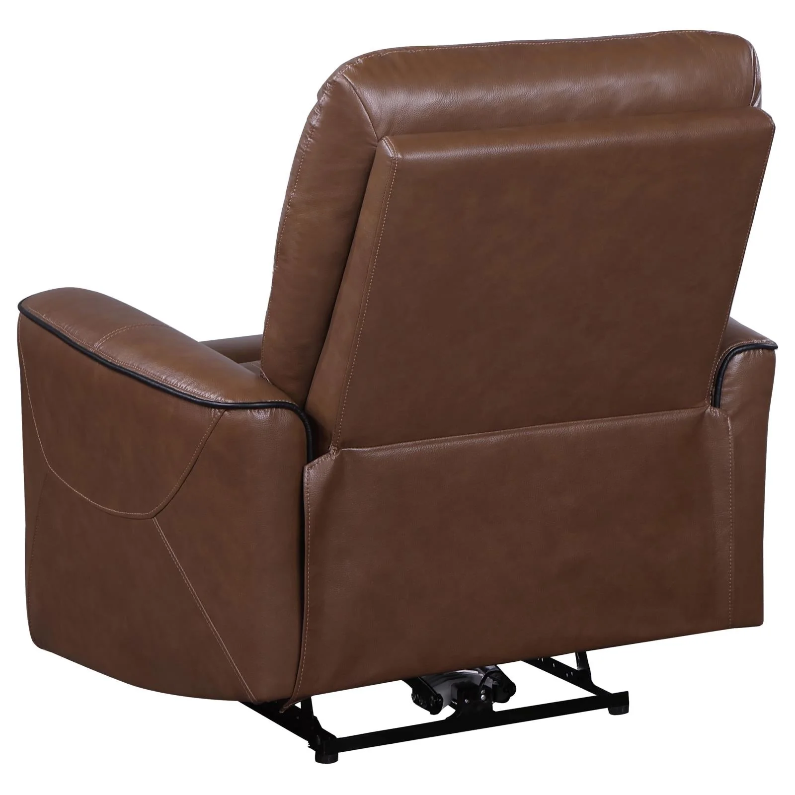 Greenfield Saddle Brown 3-Piece Upholstered Power Reclining Set - Image 14