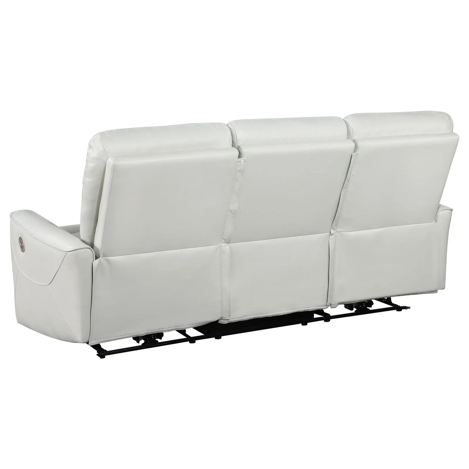 Greenfield Upholstered Power Reclining Sofa Dove Grey - Image 4