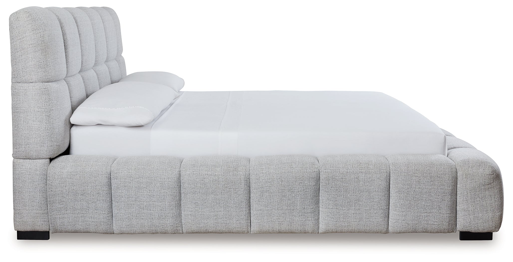 Grendusk Light Gray California King Upholstered Bed - Image 3