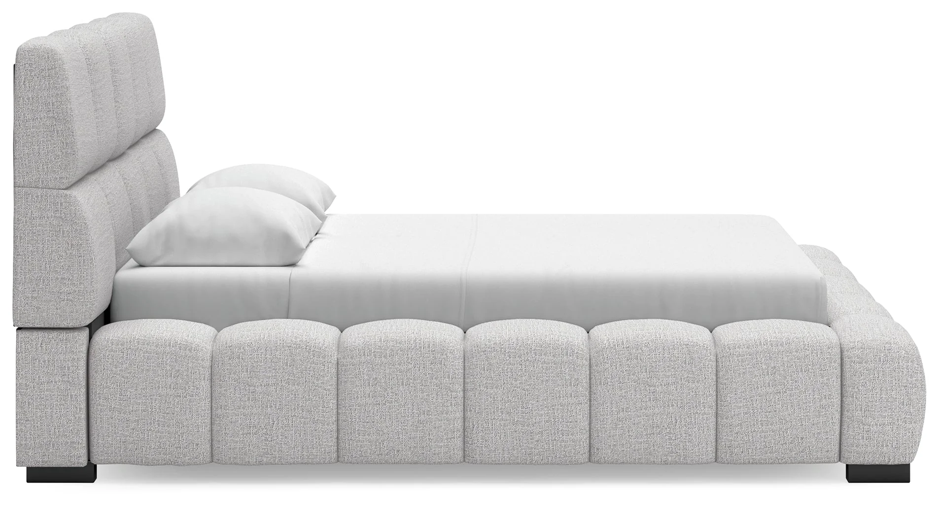 Grendusk Light Gray Queen Upholstered Bed - Image 3