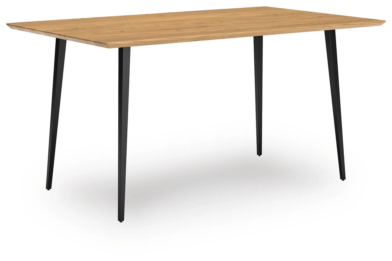 Gretlynn Natural And Black Rectangular Dining Room Set - Image 10