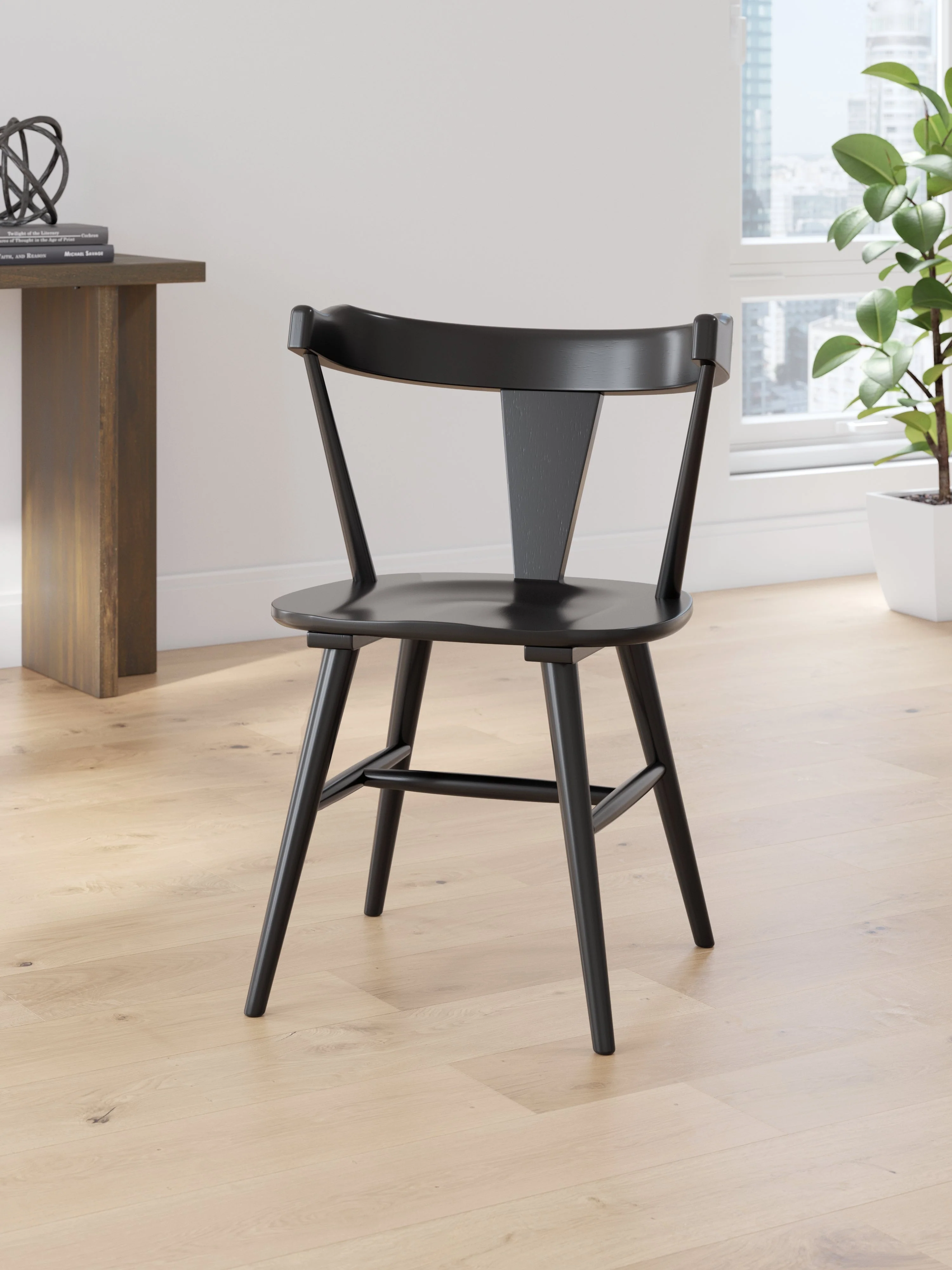 Gretlynn Natural And Black Rectangular Dining Room Set - Image 12