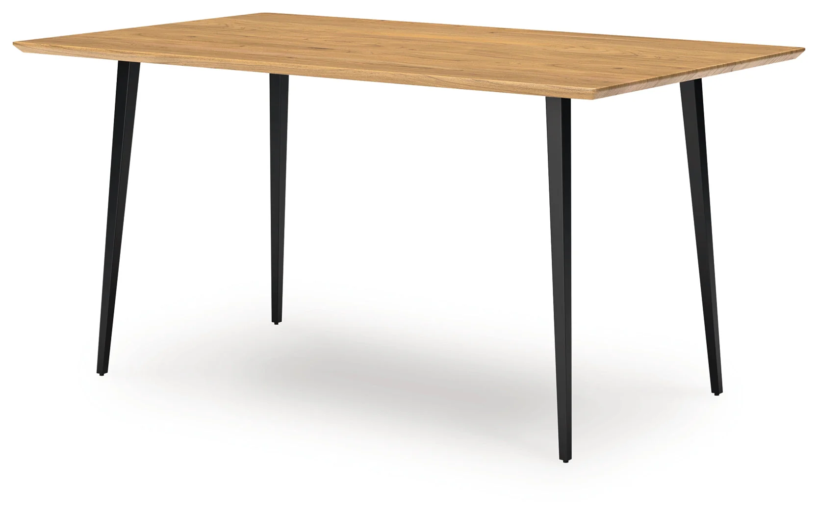 Gretlynn Natural And Black Rectangular Dining Room Set - Image 8