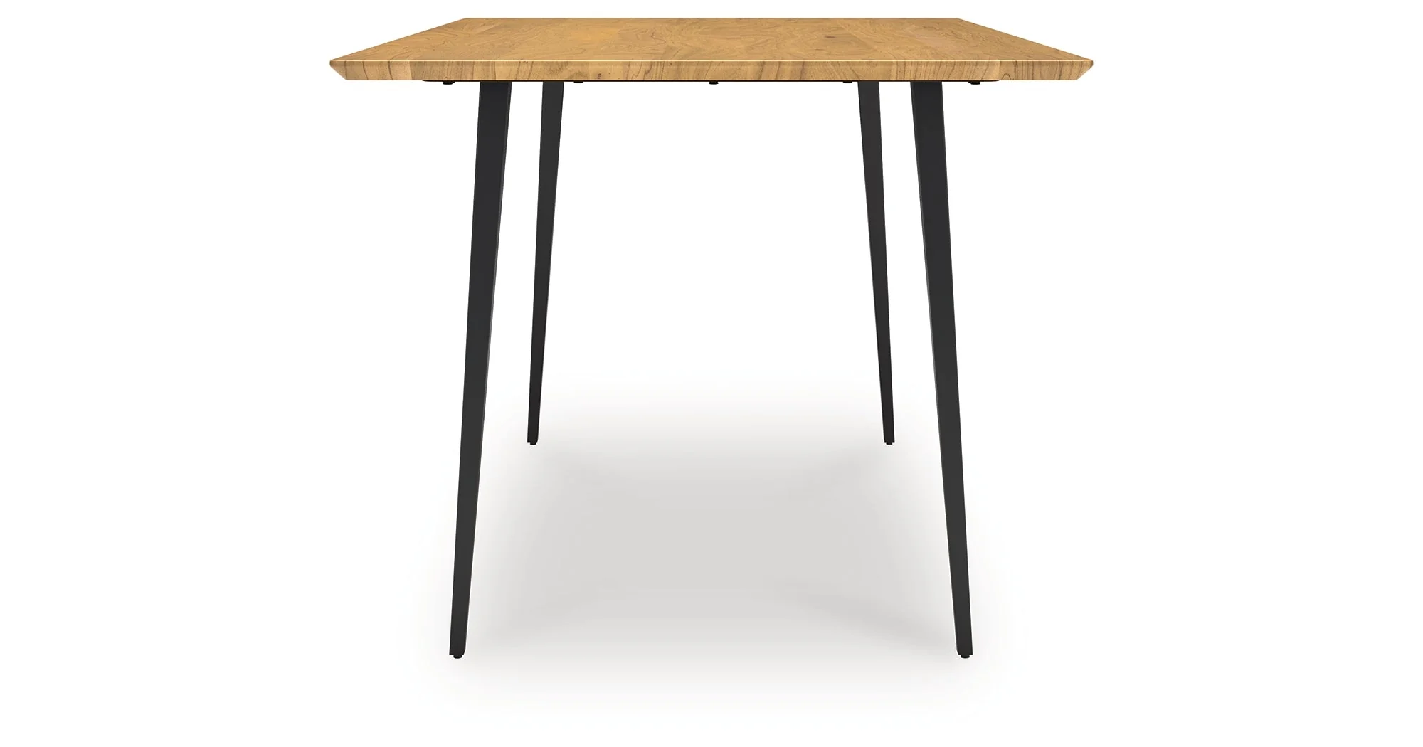 Gretlynn Natural And Black Rectangular Dining Room Set - Image 9