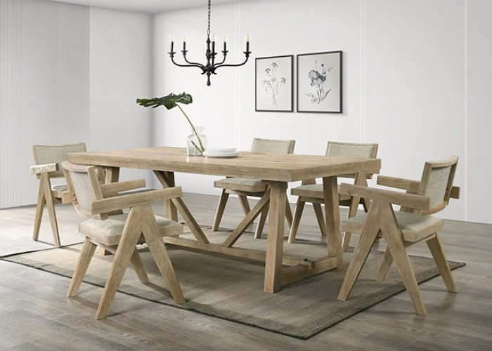 Guisborough Oak 7-Piece Dining Room Set