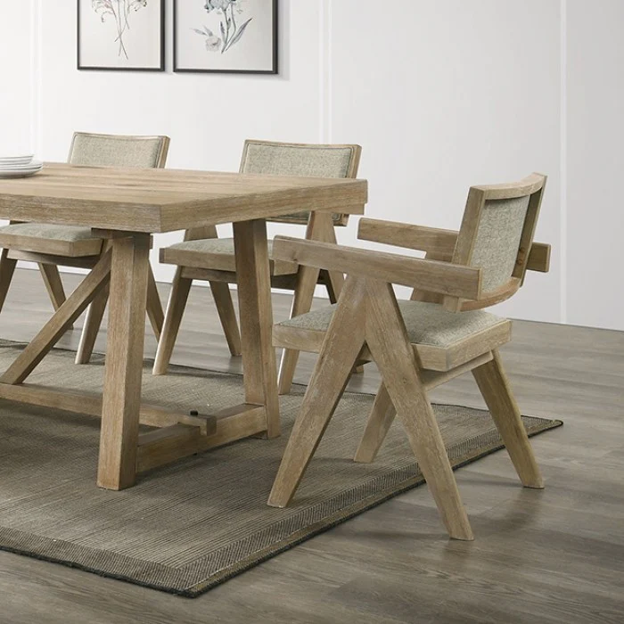 Guisborough Oak 7-Piece Dining Room Set - Image 2