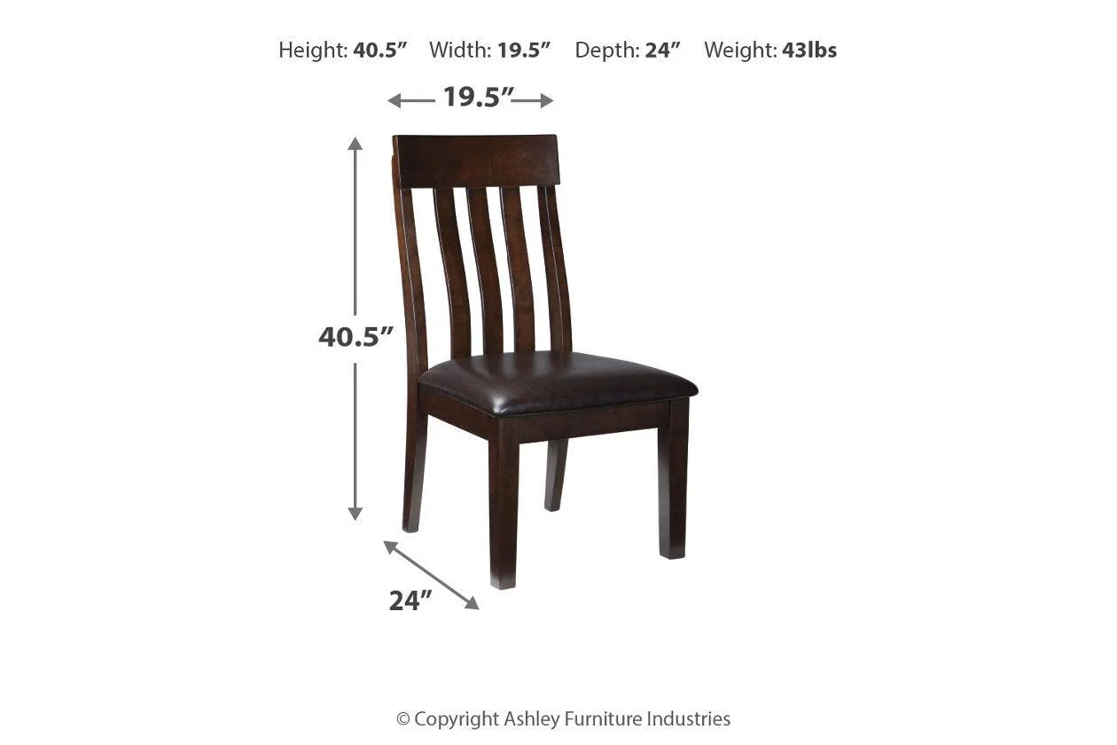 Haddigan Dark Brown Dining Chair, Set of 2 - Image 8
