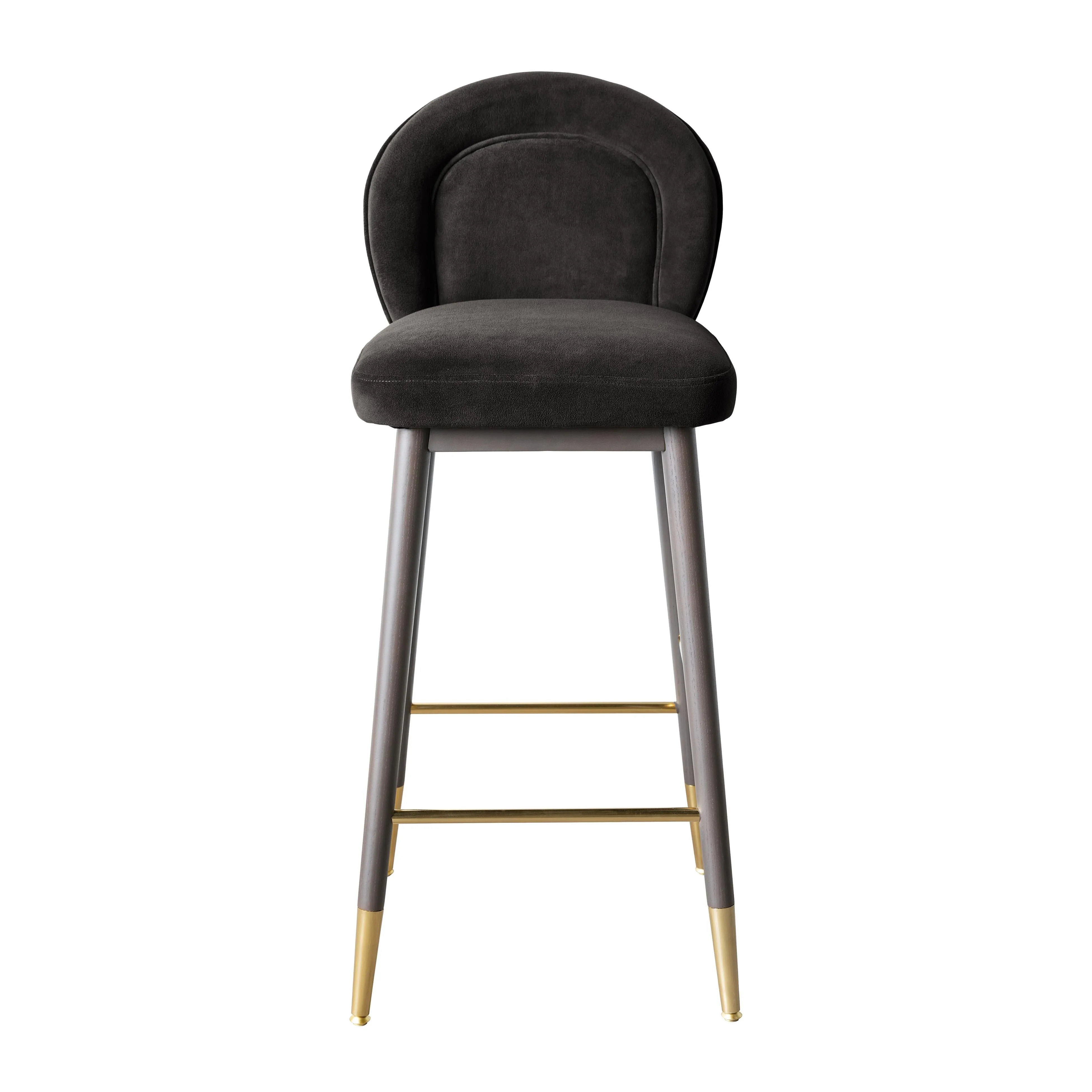 Hailey Velvet Stool - Image 15