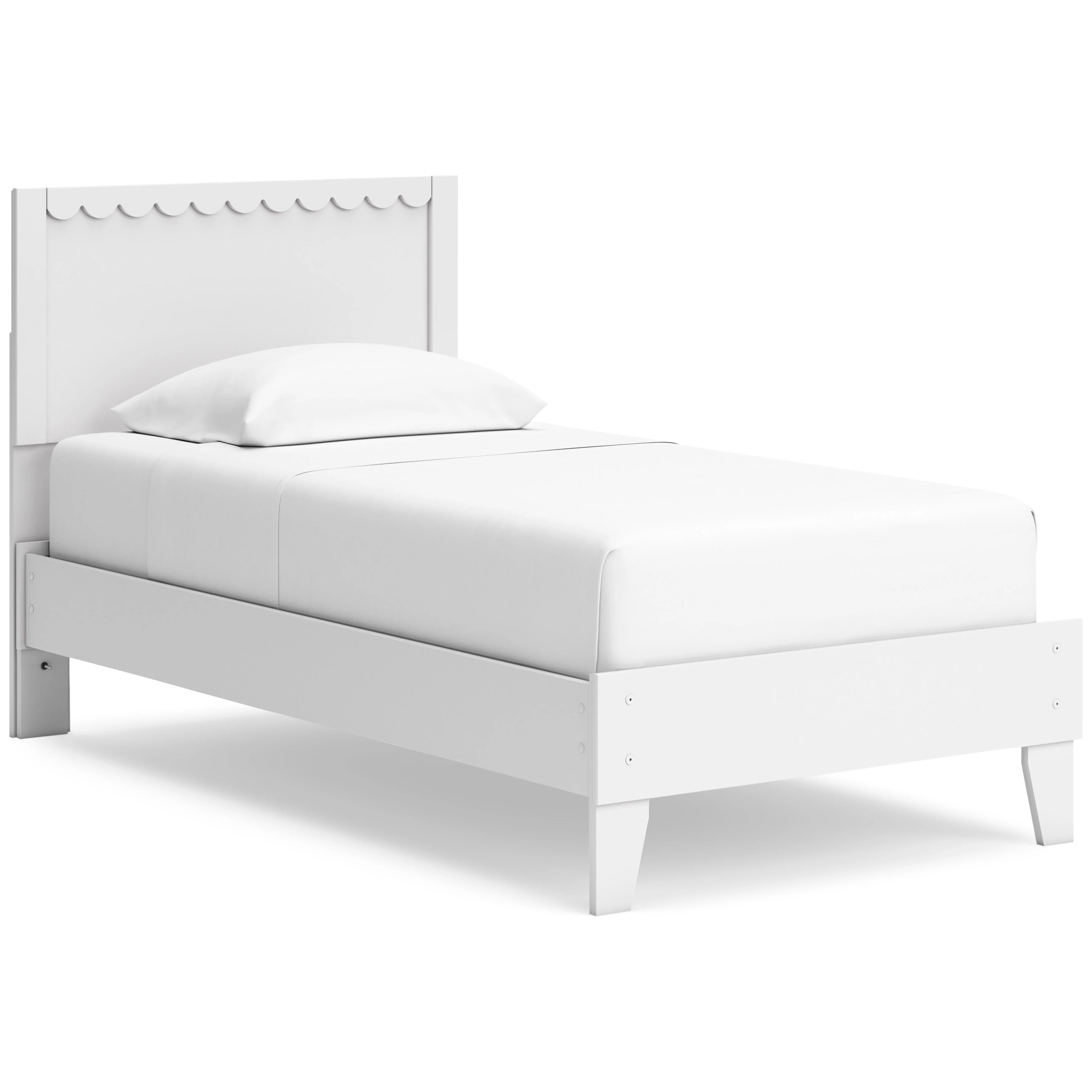 Hallityn White Youth Panel Platform Bedroom Set - Image 4