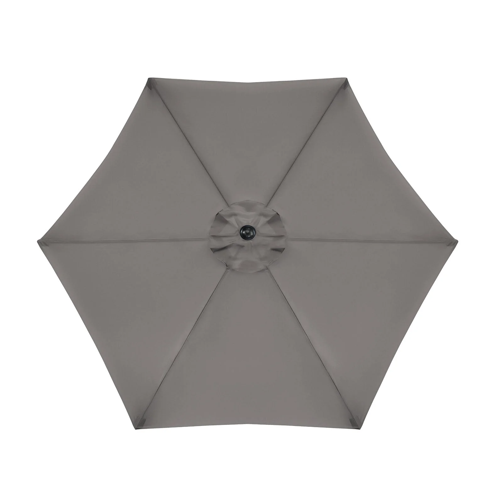 Halo Canvas Stone Round Tilting Umbrella - Image 3
