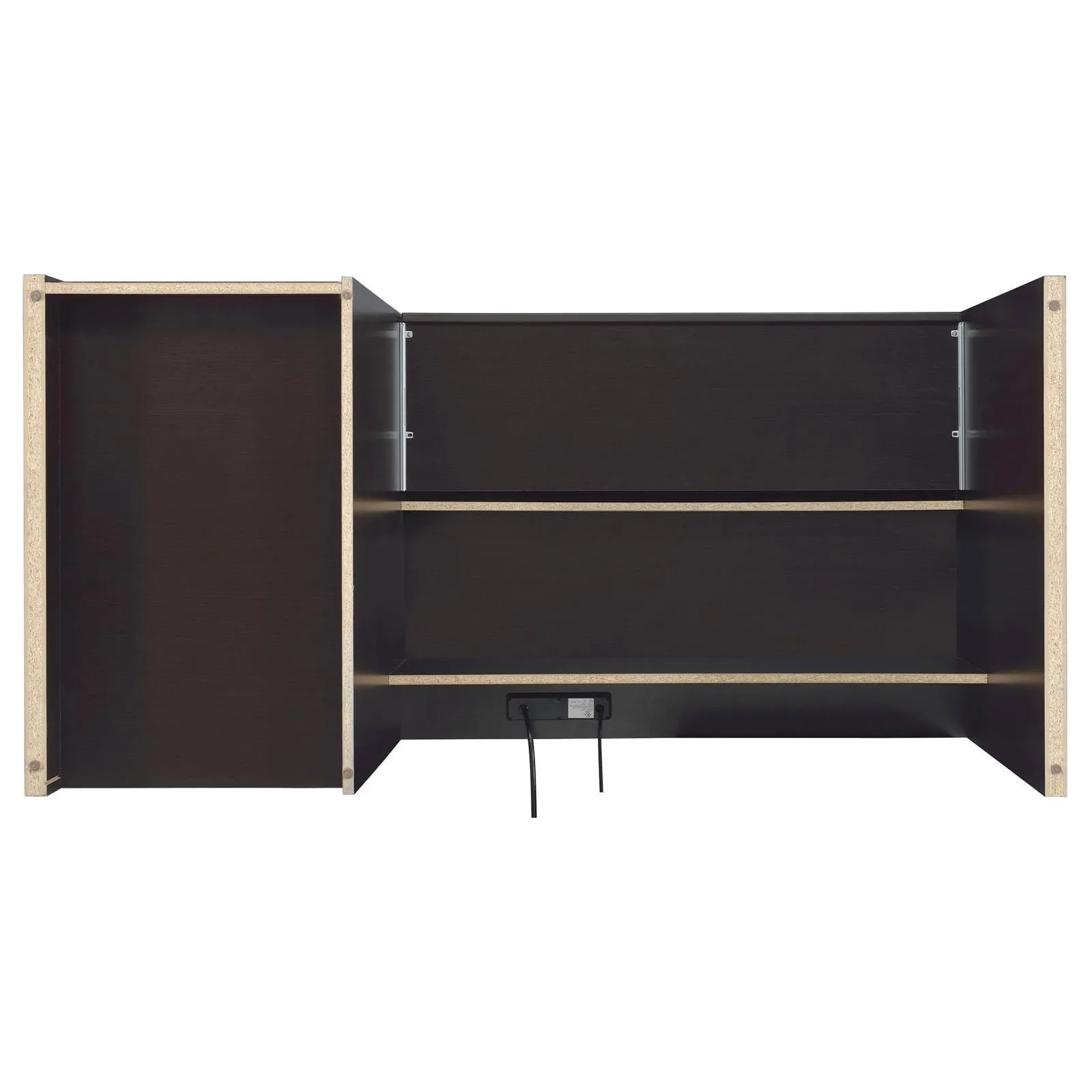 Halston Cappuccino 3-Drawer Connect-it Office Desk - Image 10