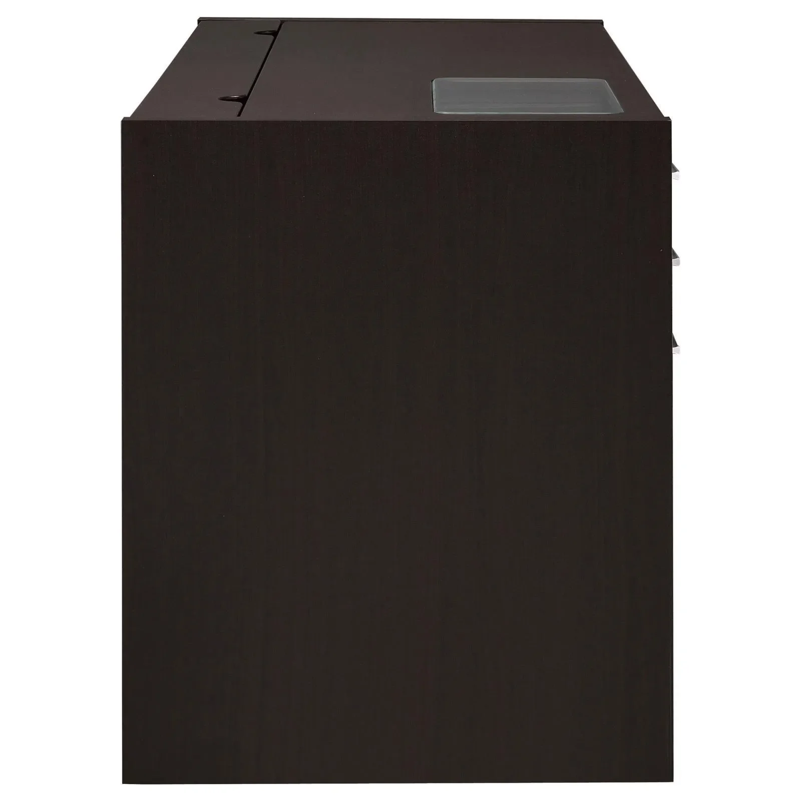 Halston Cappuccino Rectangular Connect-it Office Desk - Image 5