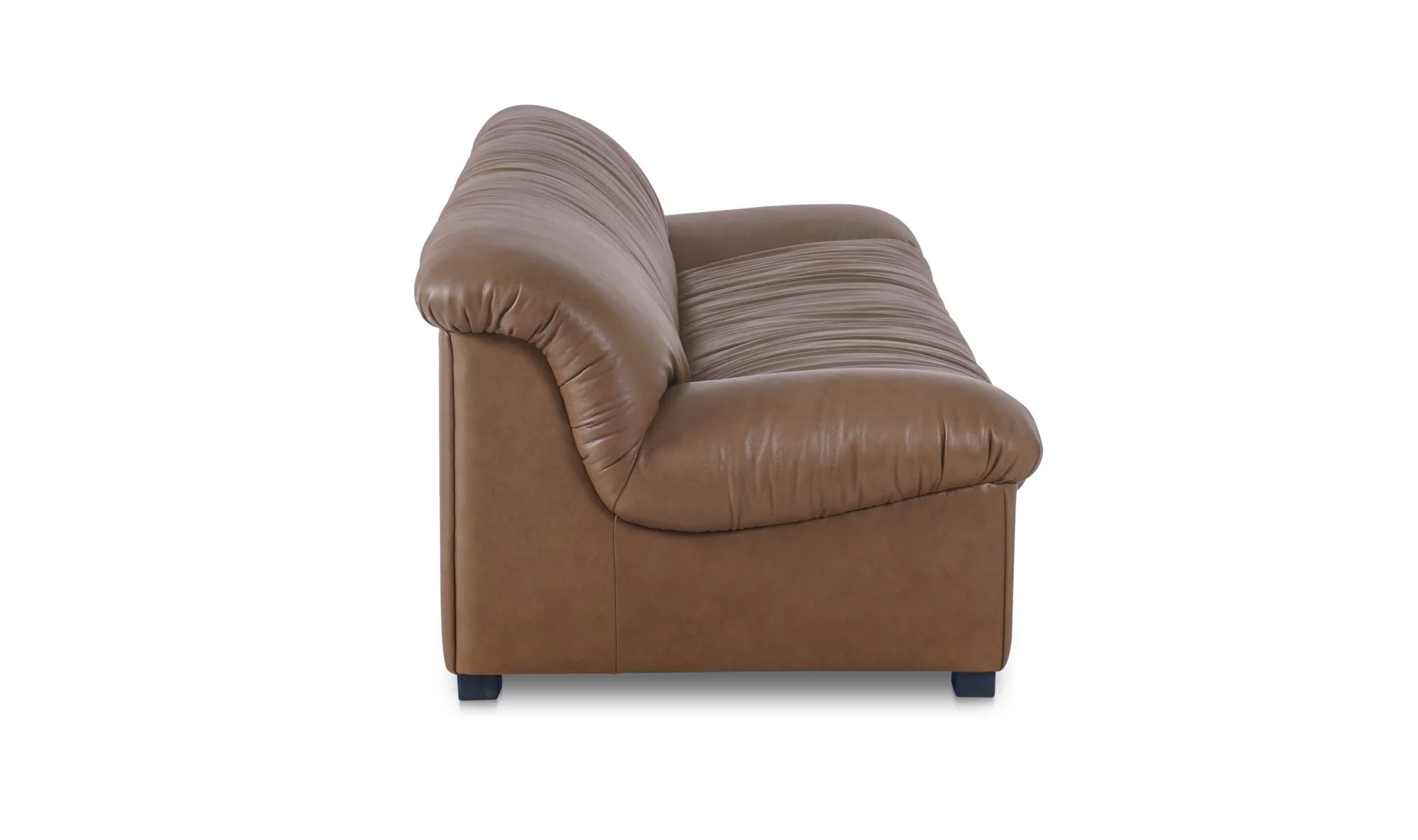 Halston Sofa Tan Leather - Image 3