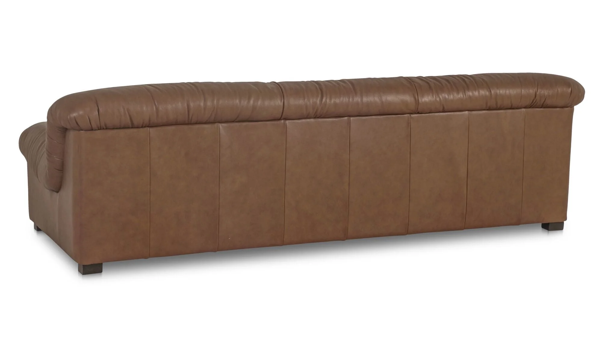 Halston Sofa Tan Leather - Image 6