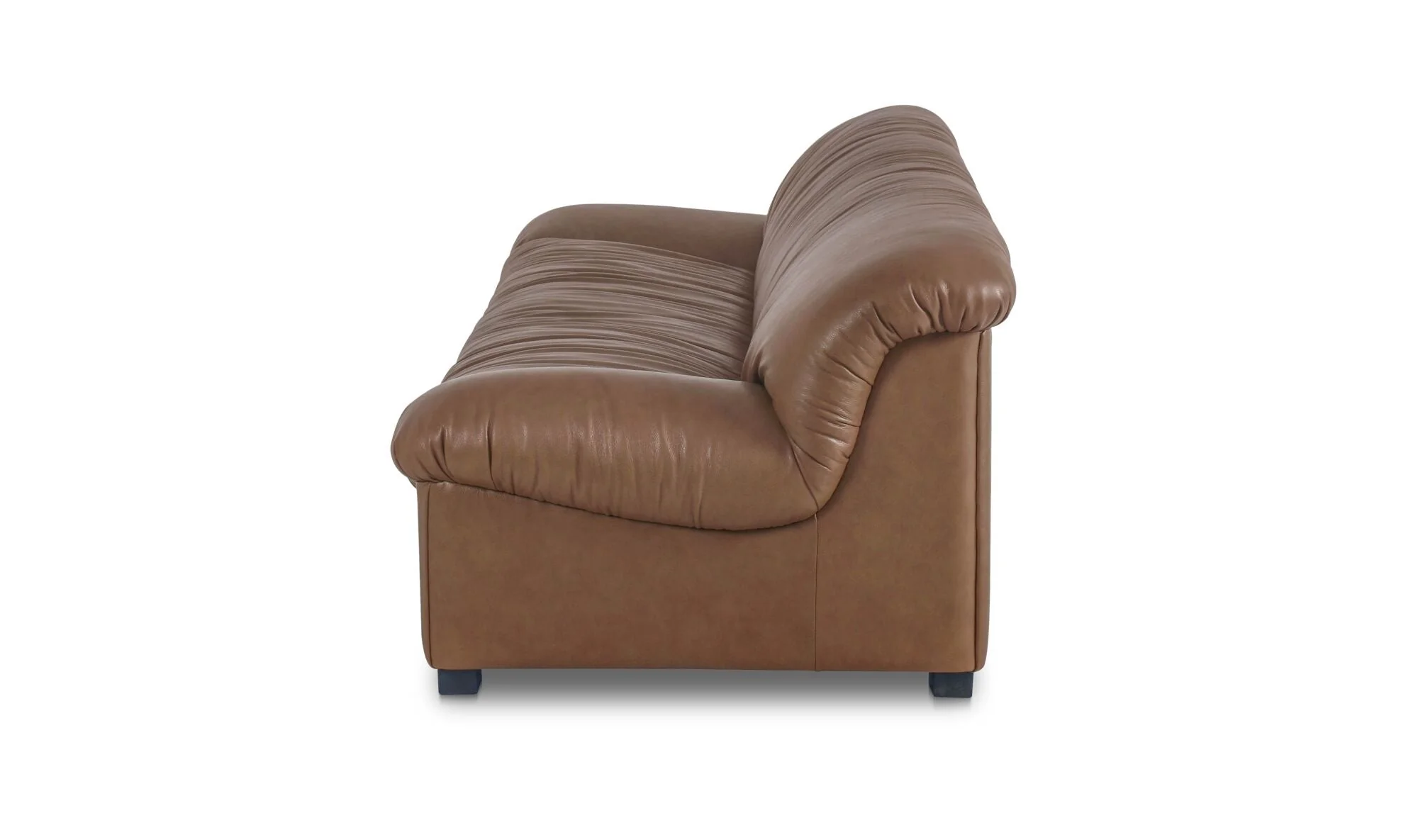 Halston Sofa Tan Leather - Image 7
