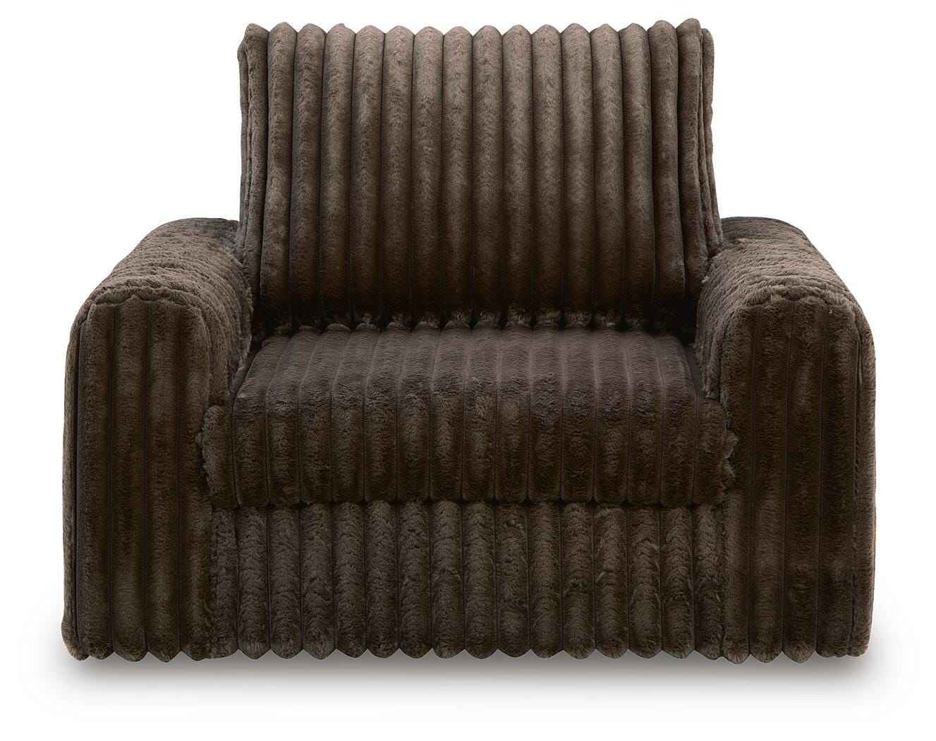 HamlinBay Chocolate Power Gliding Chaise - Image 11