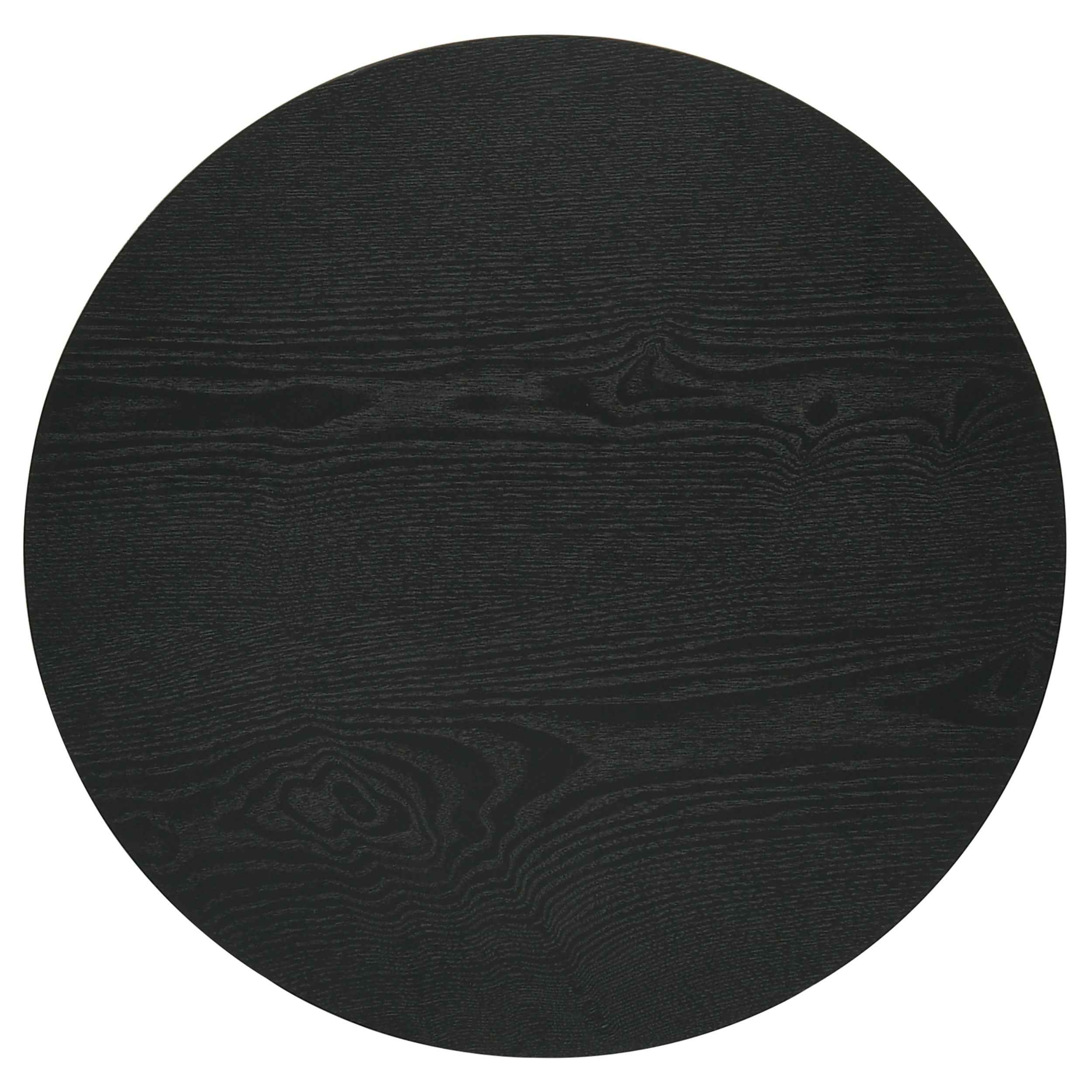 Hamlyn Black 3-piece Round Fluted Coffee and End Table Set - Image 4