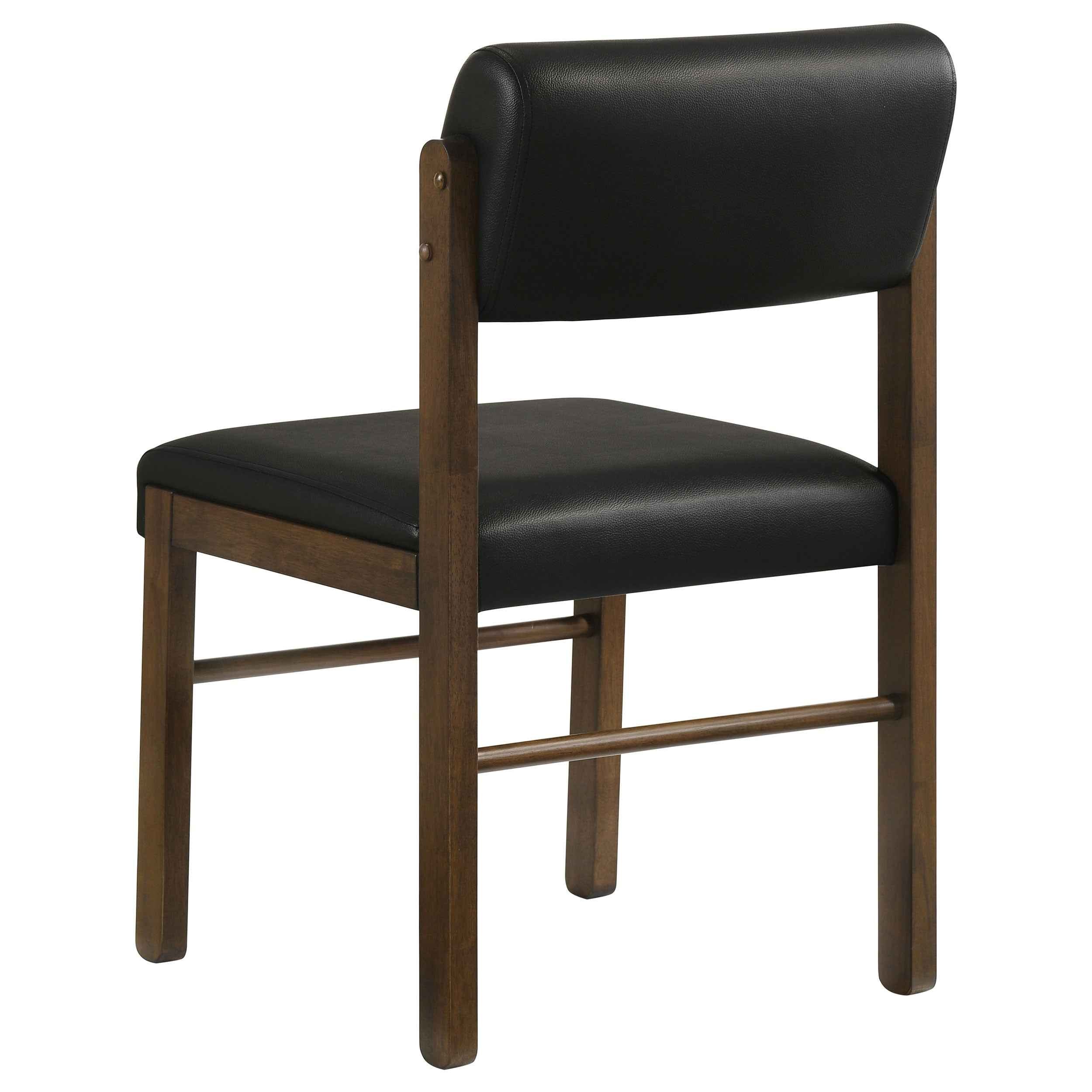 Hamlyn Black/Walnut 5-piece Round Wood Dining Set - Image 6