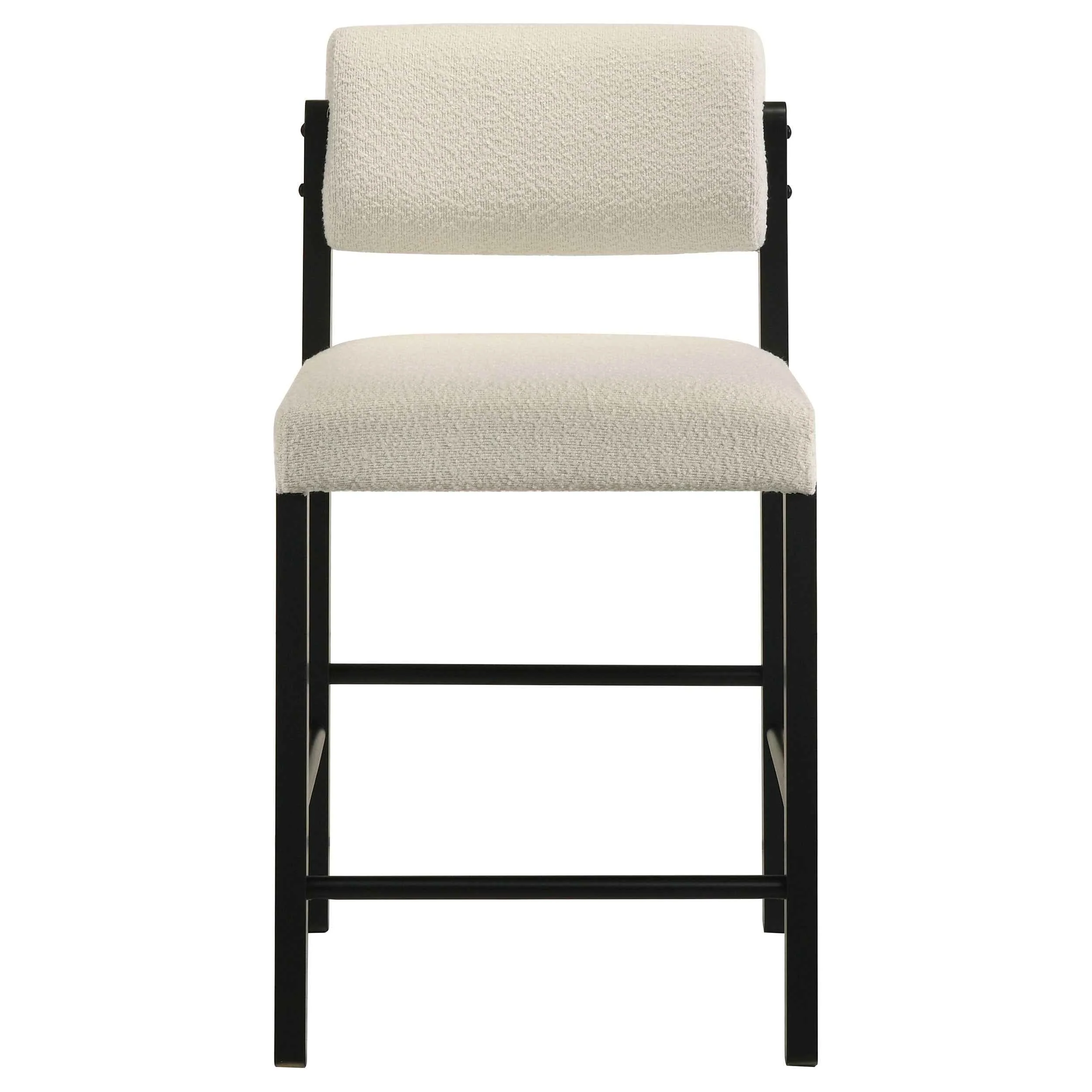 Hamlyn Cream/Black 5-piece Round Wood Counter Height Dining Set - Image 6