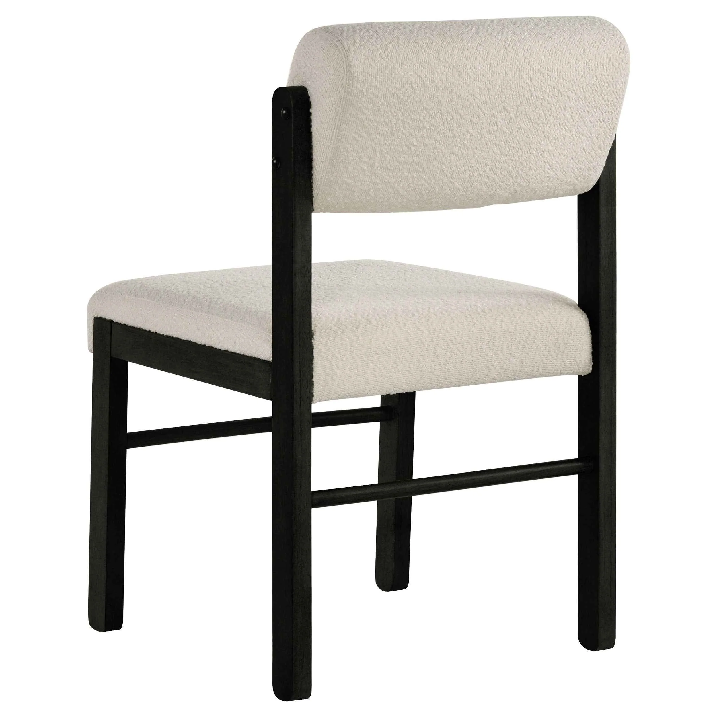 Hamlyn Cream/Black 5-piece Round Wood Dining Set - Image 6