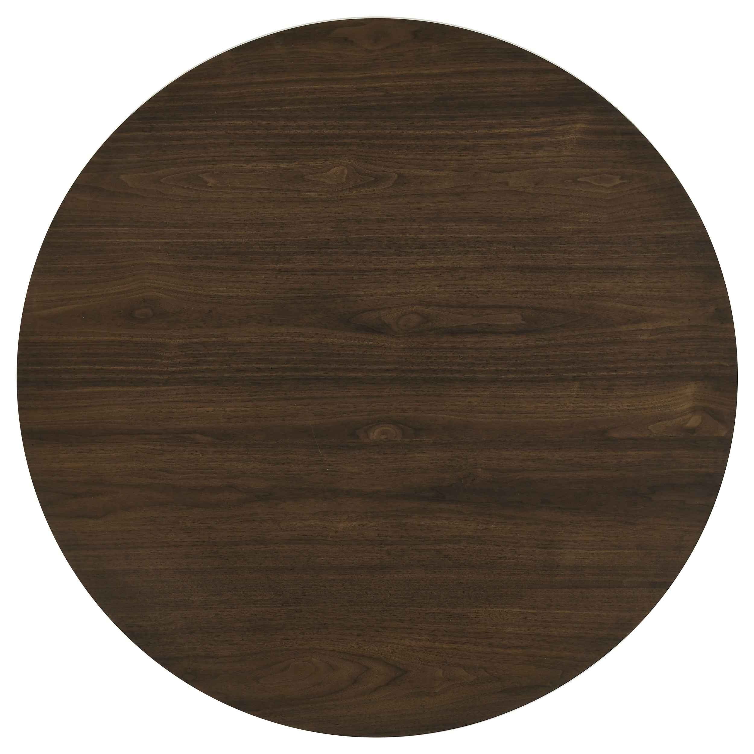 Hamlyn Cream/Walnut 5-piece Round Wood Dining Set - Image 3